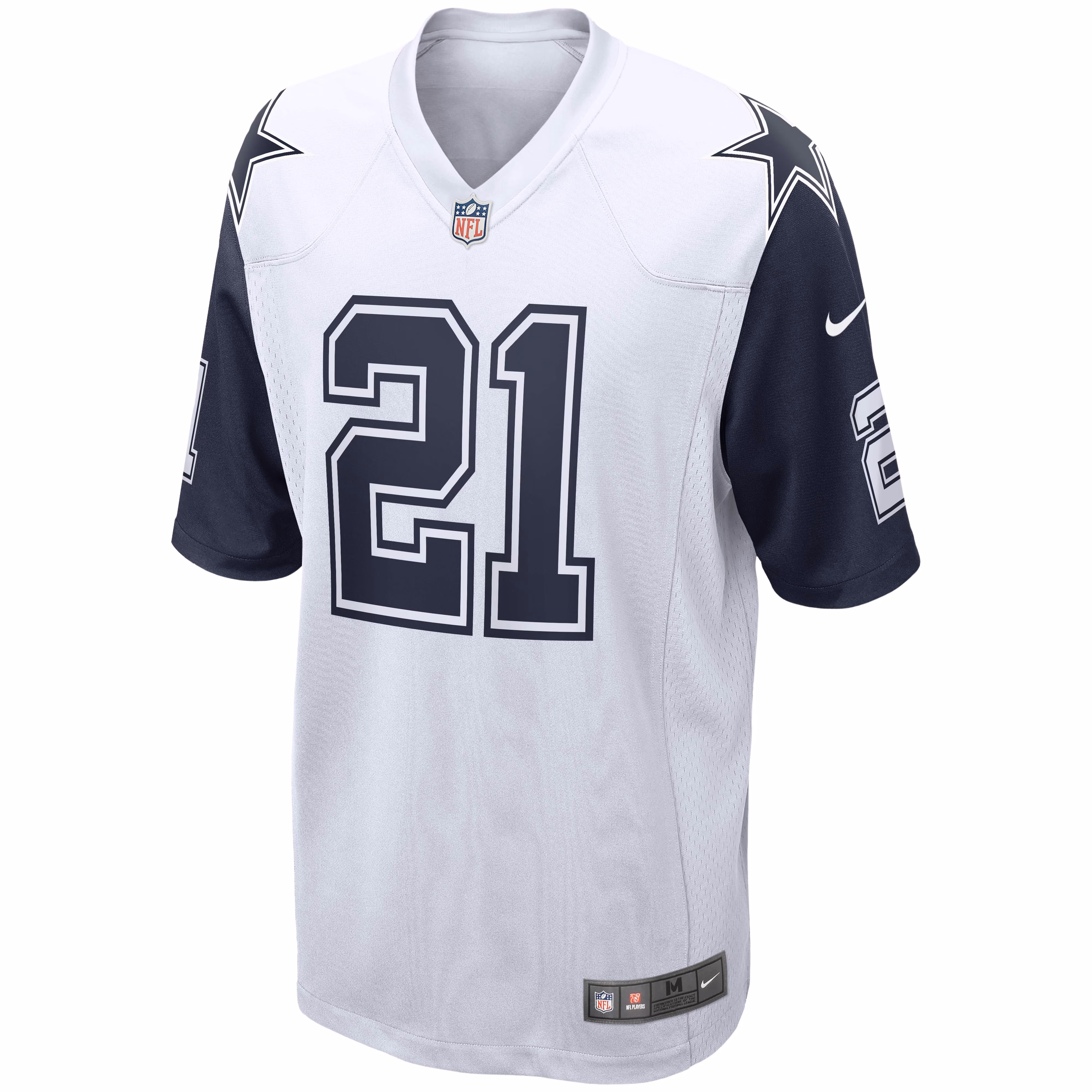 Ezekiel Elliott Dallas Cowboys Alternate Game Jersey - White