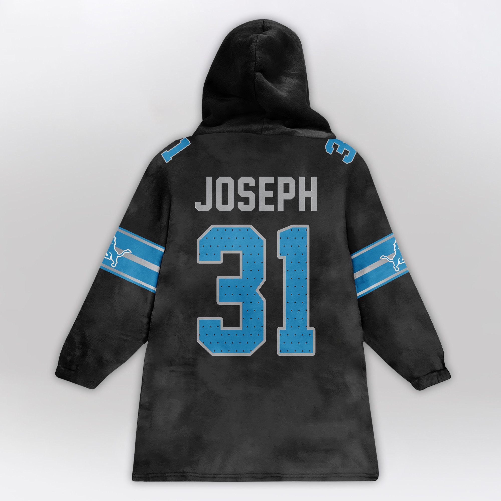 Kid 31 Detroit Football Unisex Blanket Hoodie