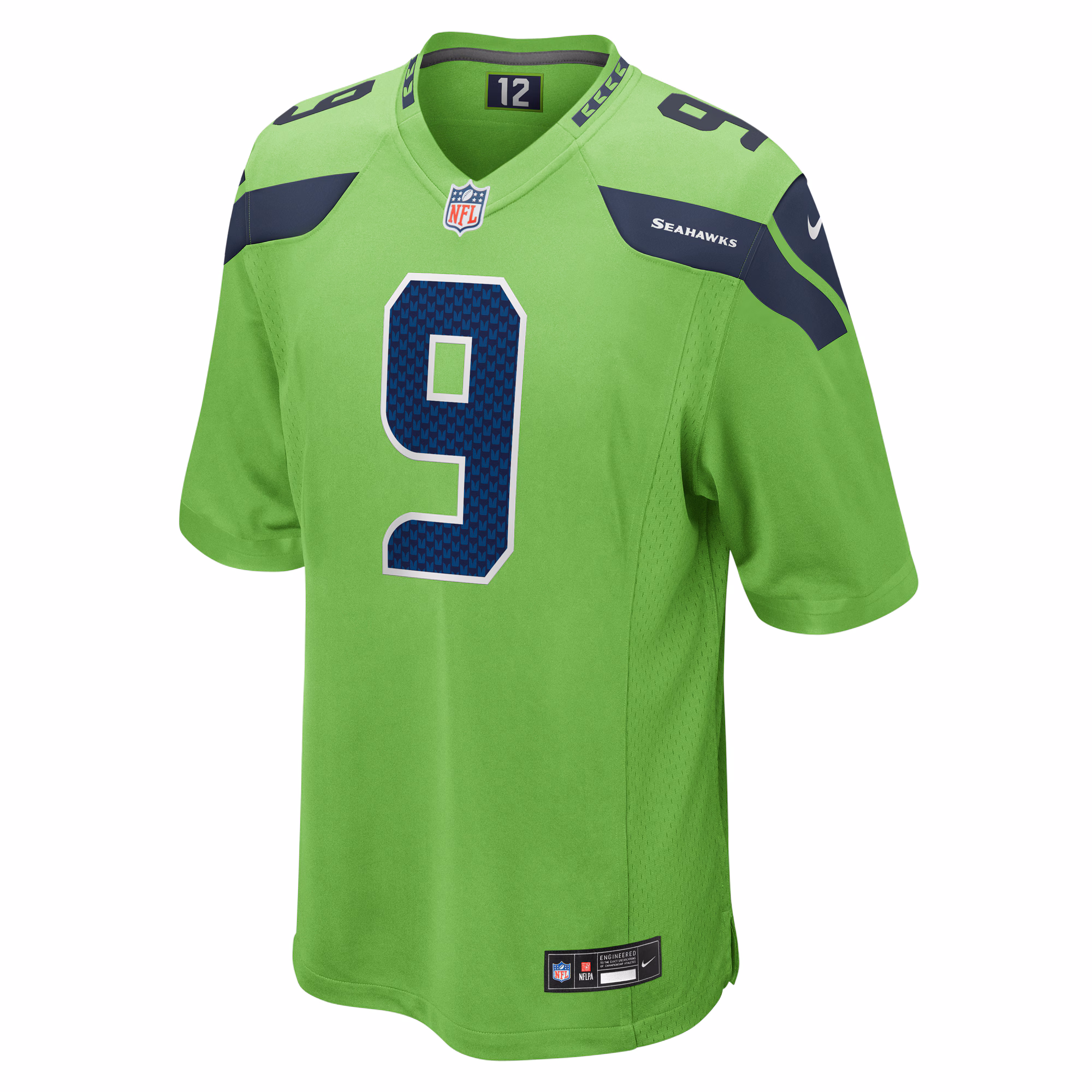 Kenneth Walker III Seattle Seahawks  Game Jersey - Neon Green
