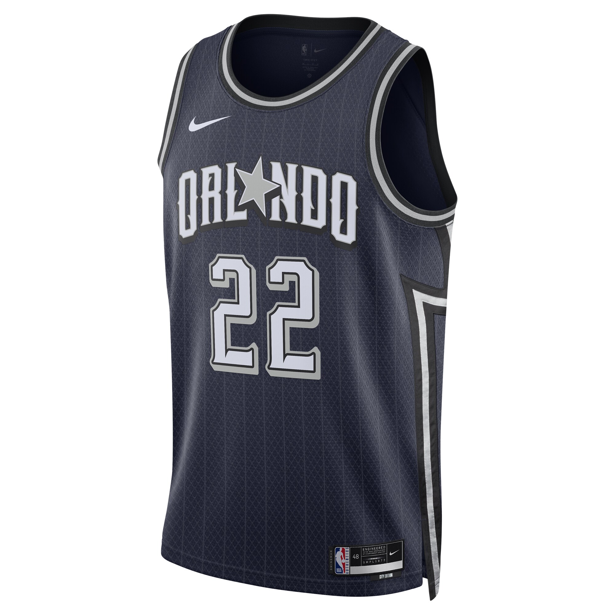 Unisex Orlando Magic Franz Wagner  Navy 2023/24 Swingman Jersey - City Edition