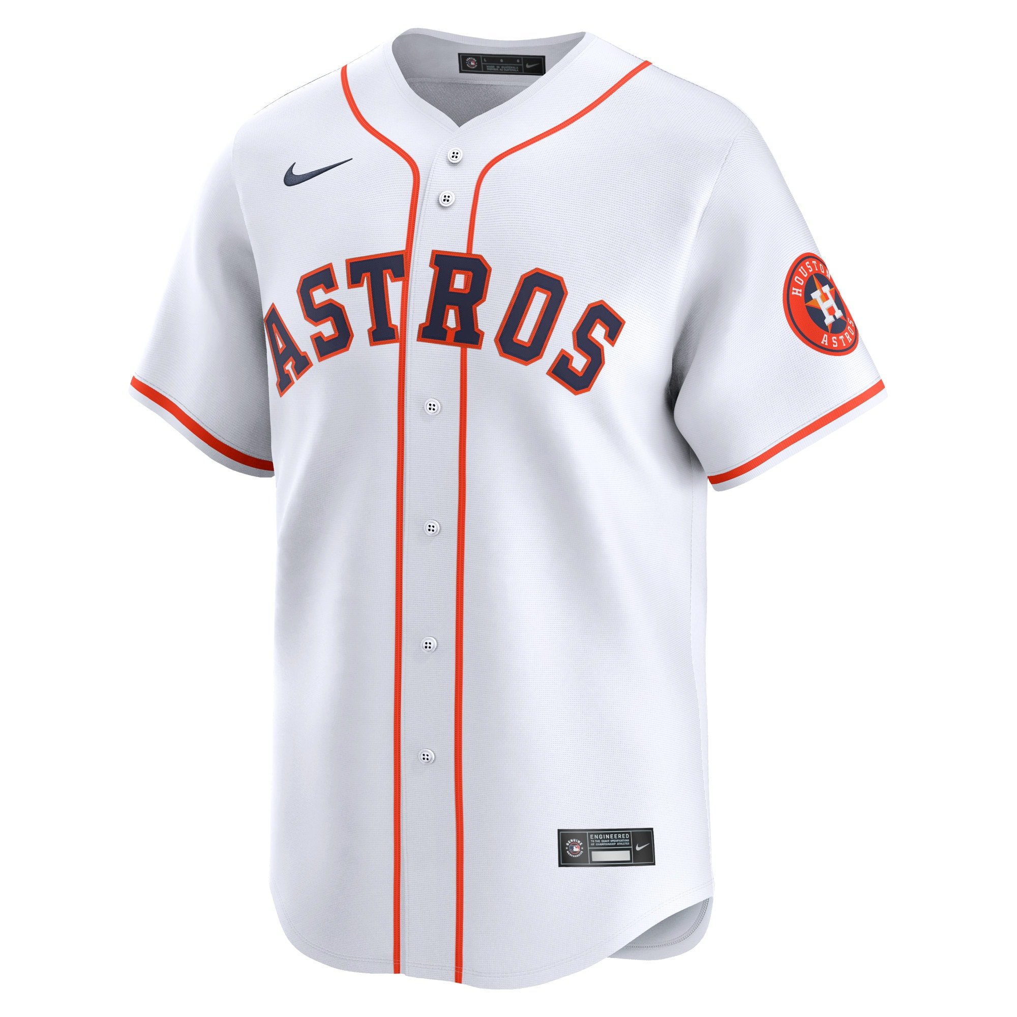 Men's Houston Astros Yainer Diaz  White Home Limited Player Jersey