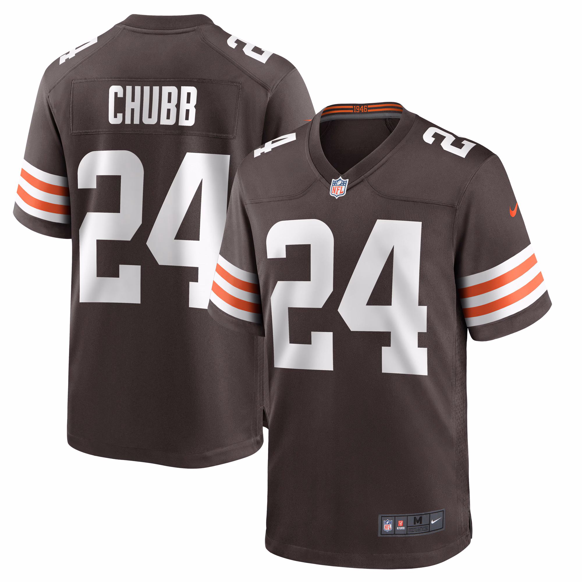Nick Chubb Cleveland Browns Player Game Jersey - Brown