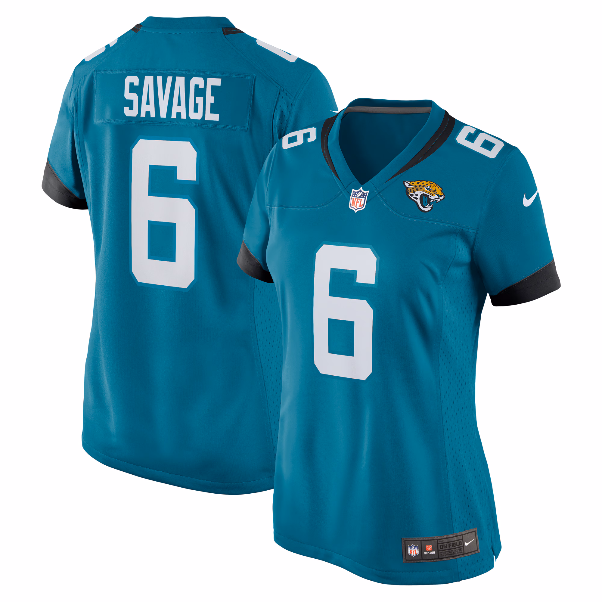 Darnell Savage Jacksonville Jaguars Women's Team Game Jersey -  Teal