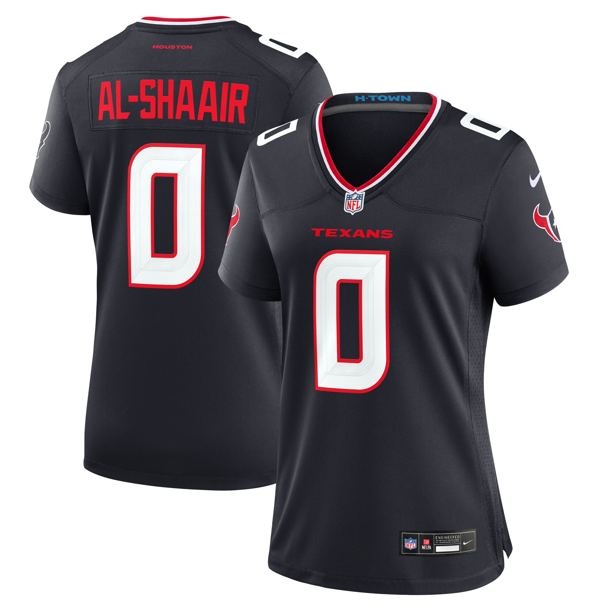 Azeez Al-Shaair Houston Texans Women's Team Game Jersey -  Navy