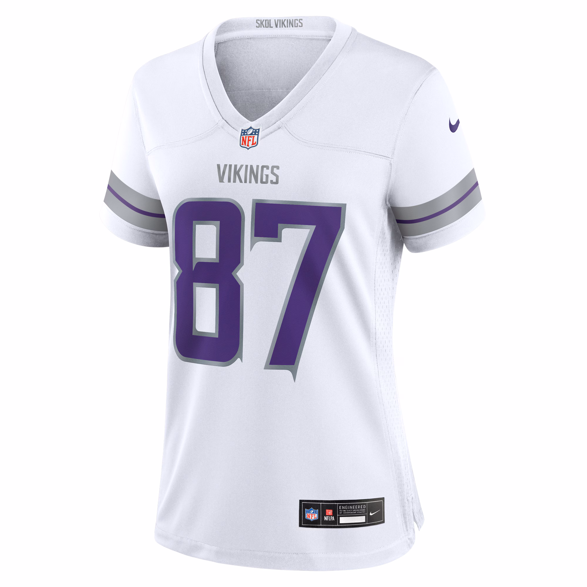 T.J. Hockenson Minnesota Vikings Women's Alternate Game Player Jersey - White