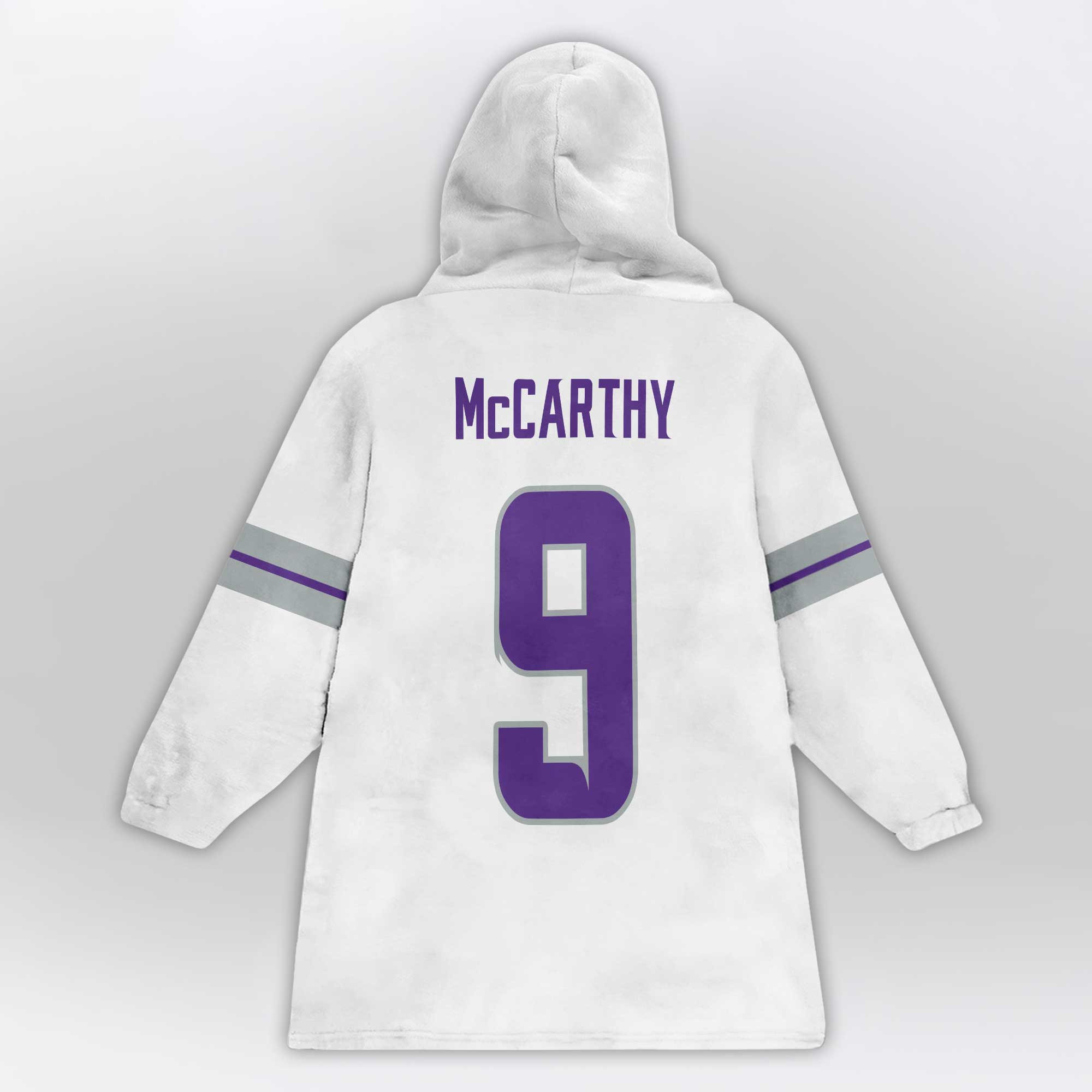 Kid 9 Minnesota Football Unisex Blanket Hoodie