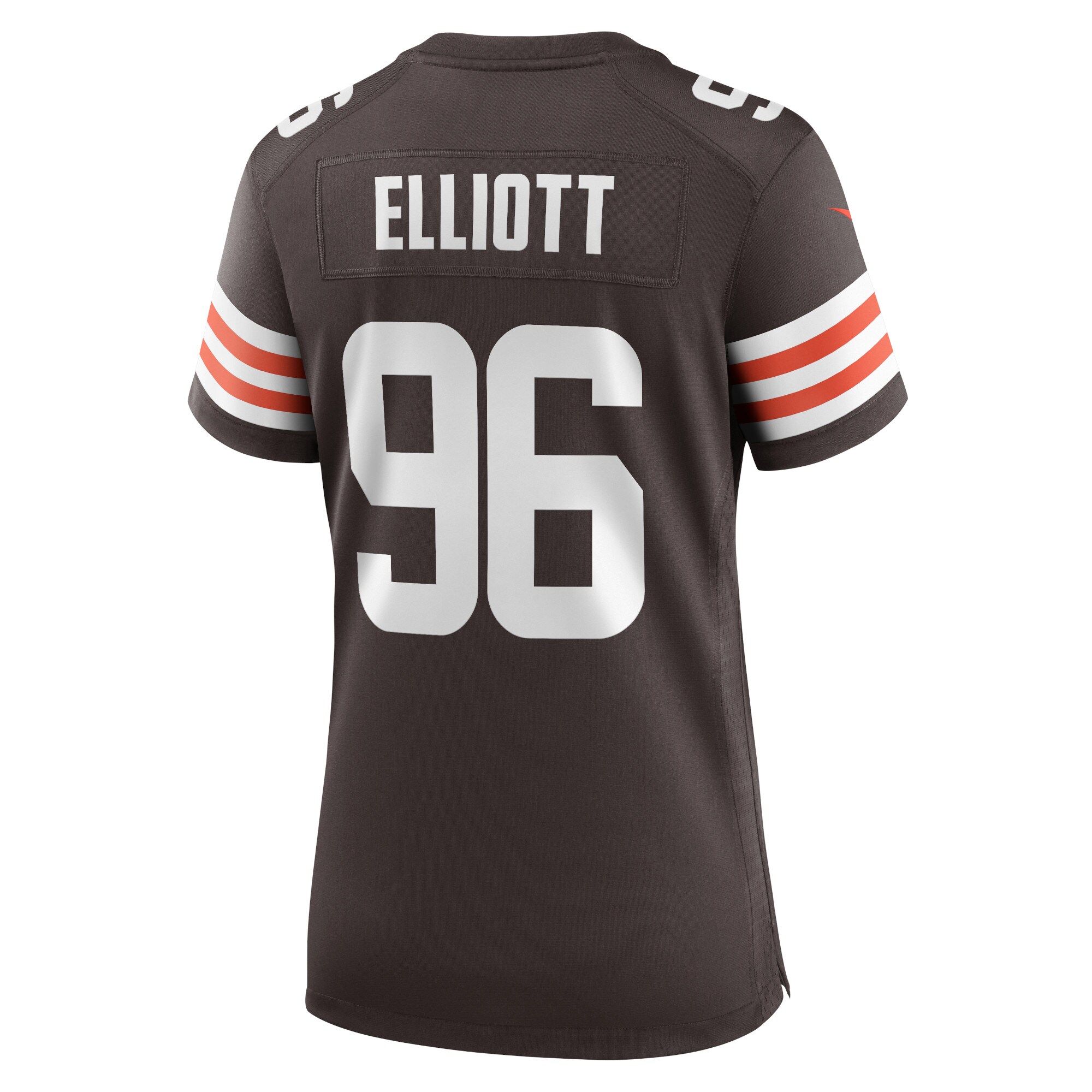 Elliott Cleveland Browns  Women's Game Jersey - Brown