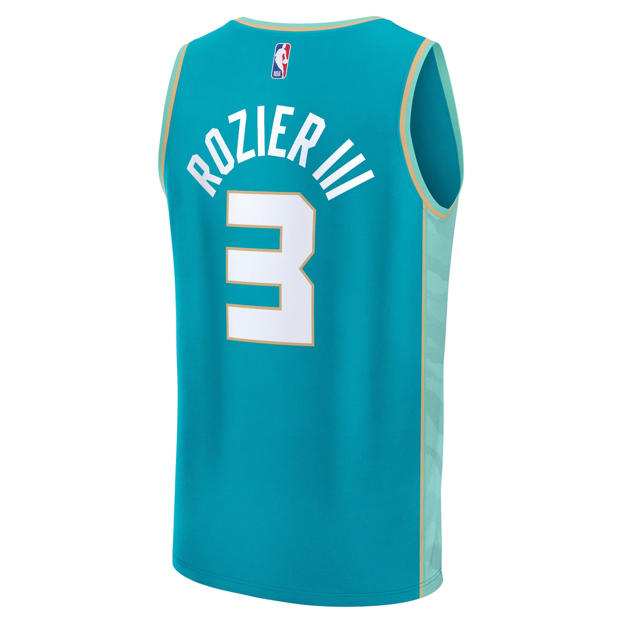 Unisex Charlotte Hornets Terry Rozier  Teal 2023/24 Fast Break Jersey - City Edition