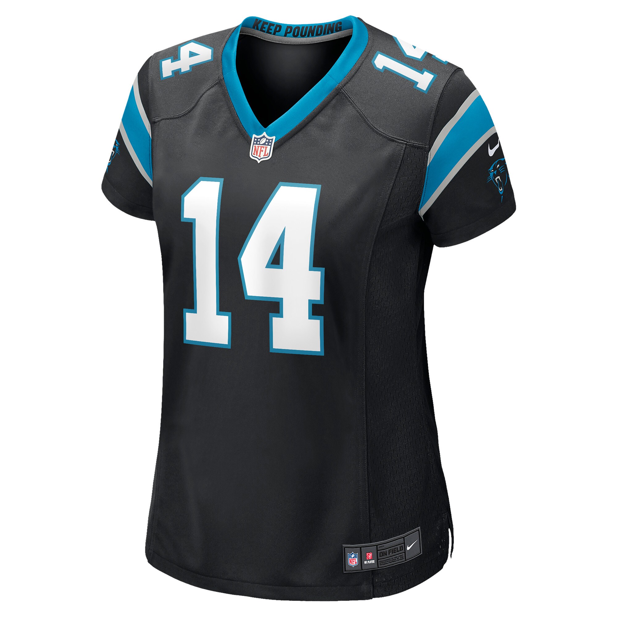 Sam Darnold Carolina Panthers  Women's Game Jersey - Black