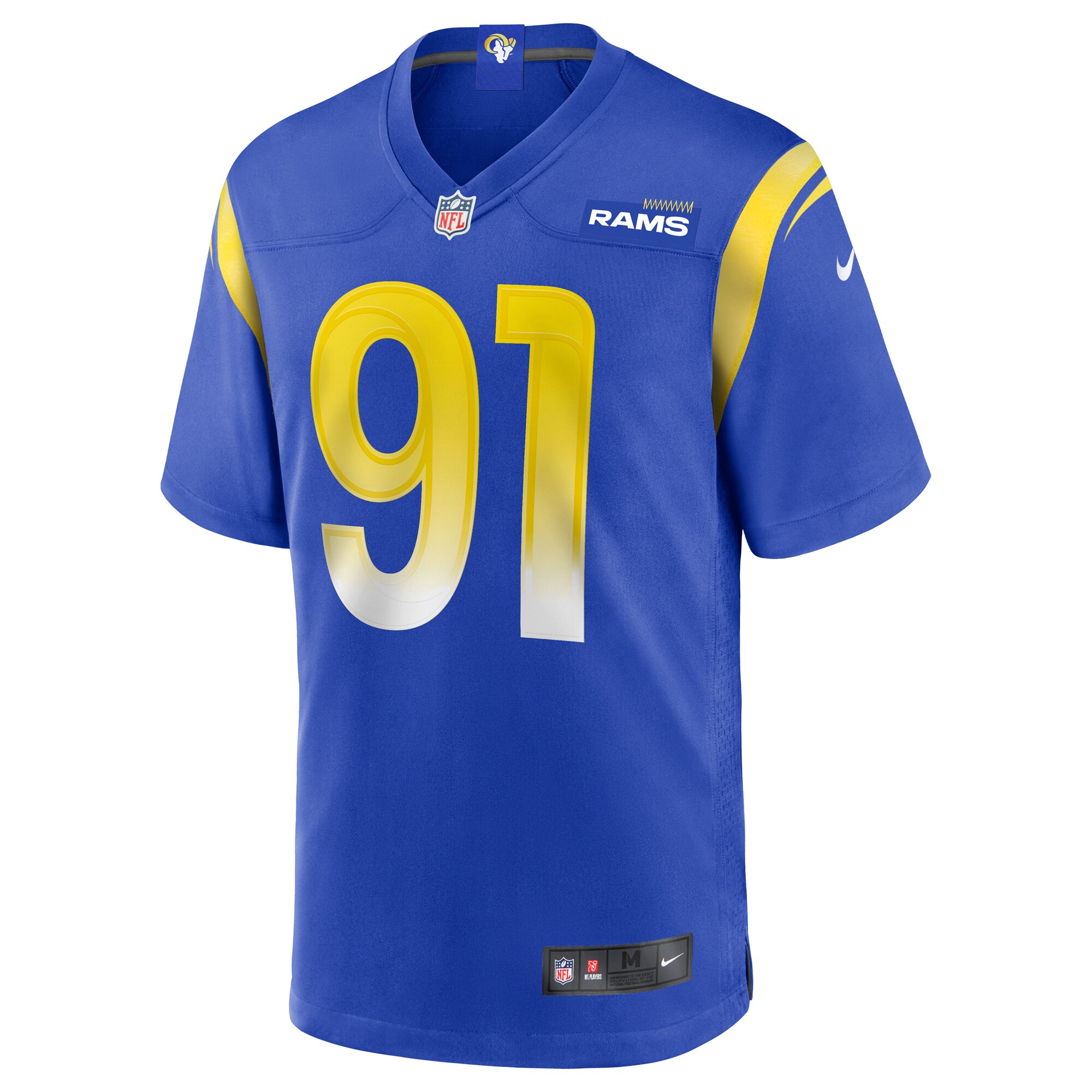 Greg Gaines Los Angeles Rams  Game Jersey - Royal