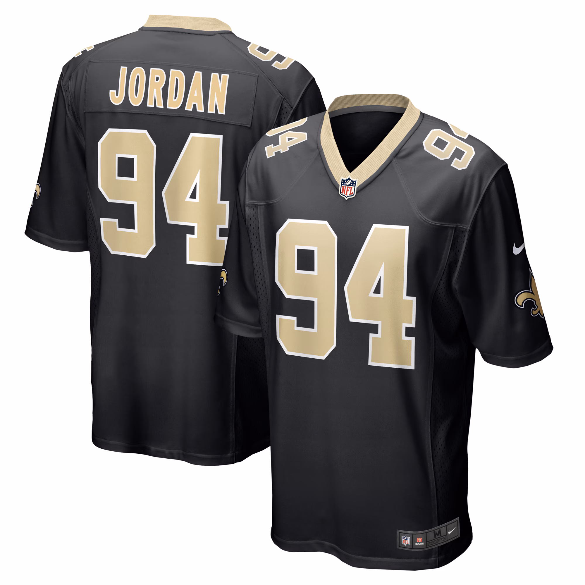 Cameron Jordan #94 New Orleans Saints Alternate Game Jersey -  White