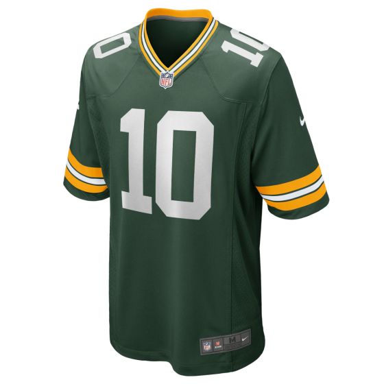 Green Bay Packers #10 Jordan Love Home Game Jersey-Fir Green