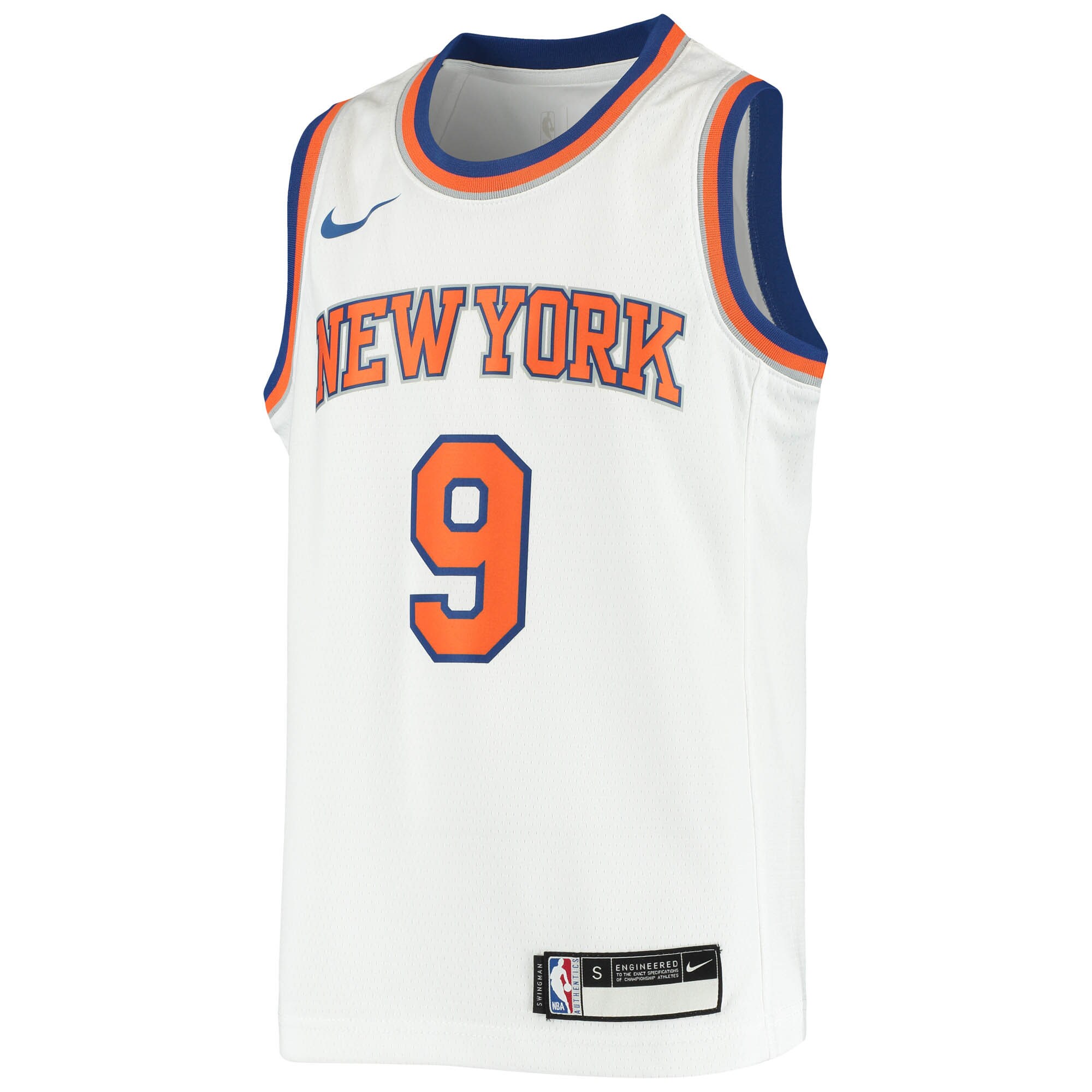 RJ Barrett New York Knicks Youth 2019/20 Swingman Jersey - Association Edition - White
