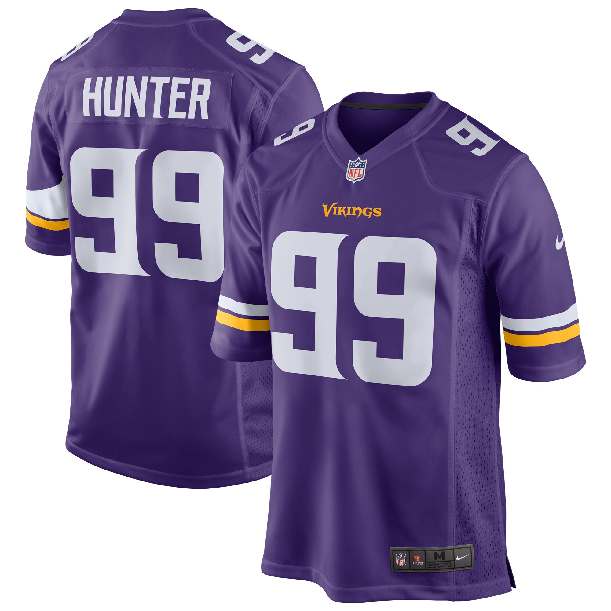 Danielle Hunter Minnesota Vikings Game Jersey - Purple