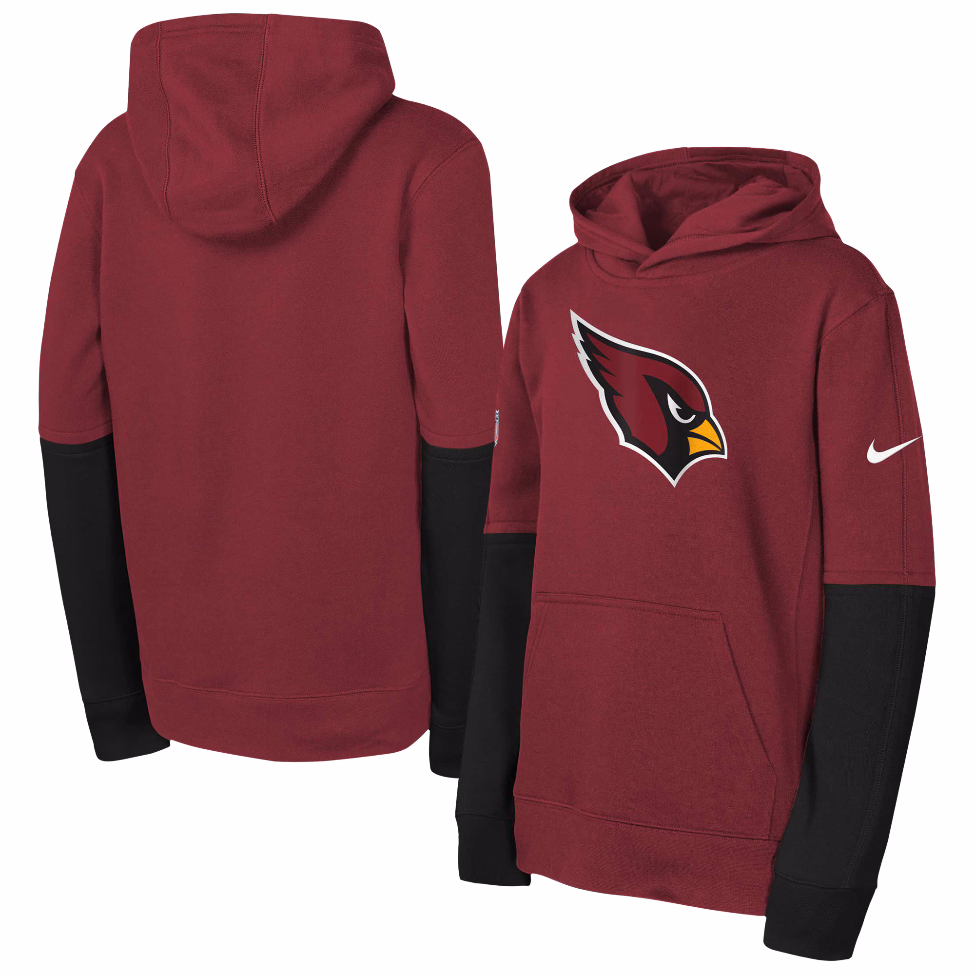 Arizona Cardinals Youth  Team Issue Club Pullover Hoodie - Cardinal