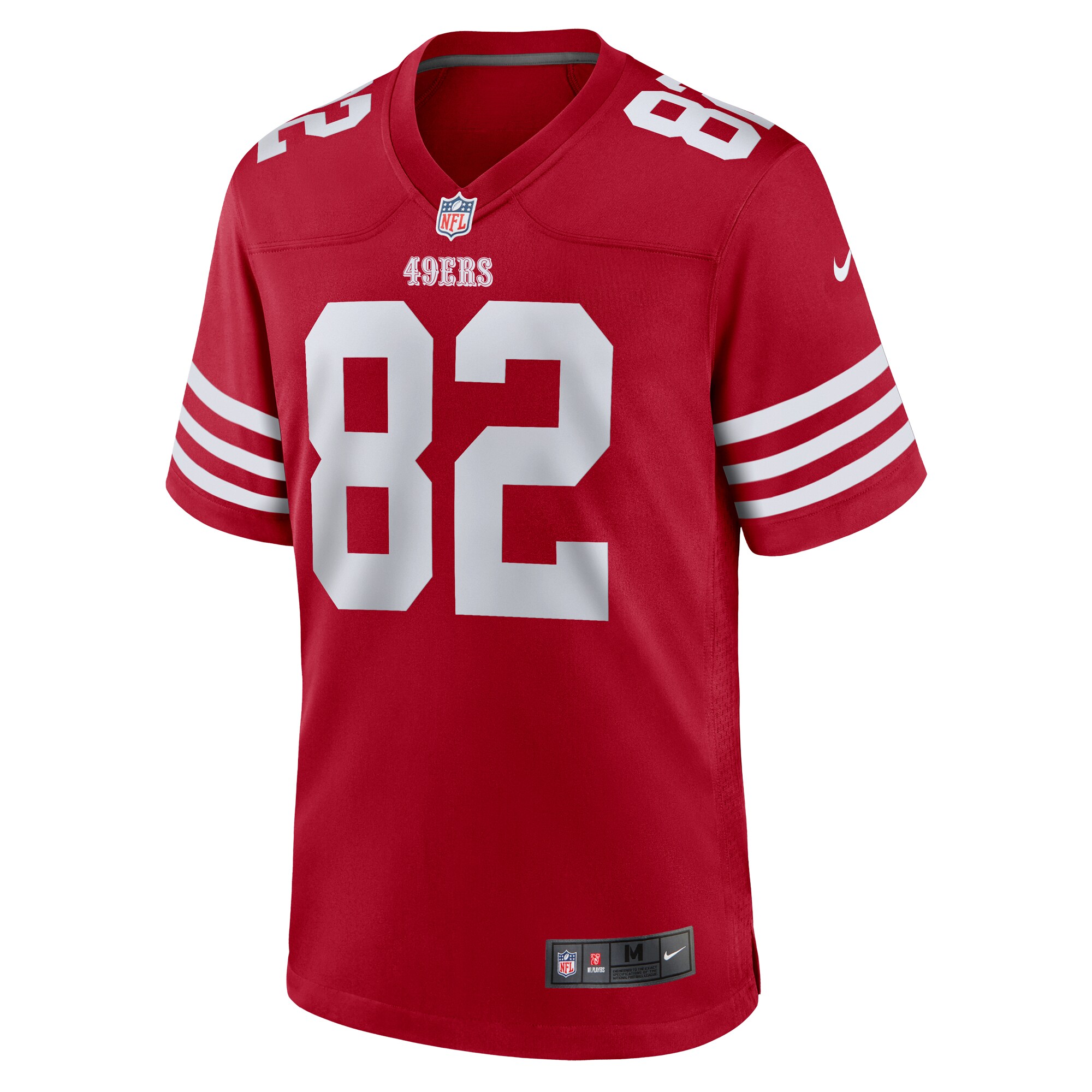 Eric Saubert San Francisco 49ers Team Game Jersey -  Scarlet
