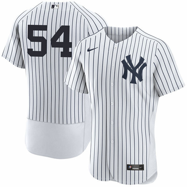 Men's New York Yankees #54 Aroldis Chapman Home  Flex Base MLB Jersey