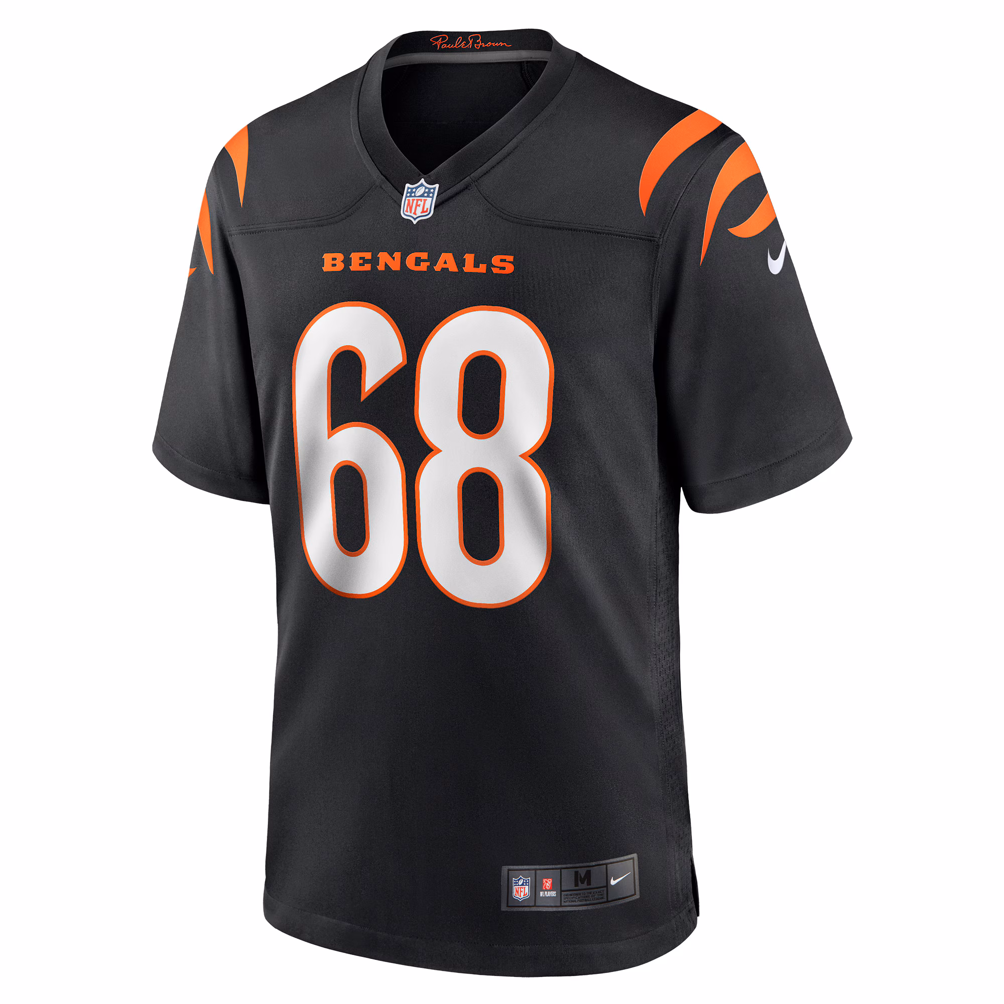 Josh Tupou Cincinnati Bengals Game Player Jersey - Black