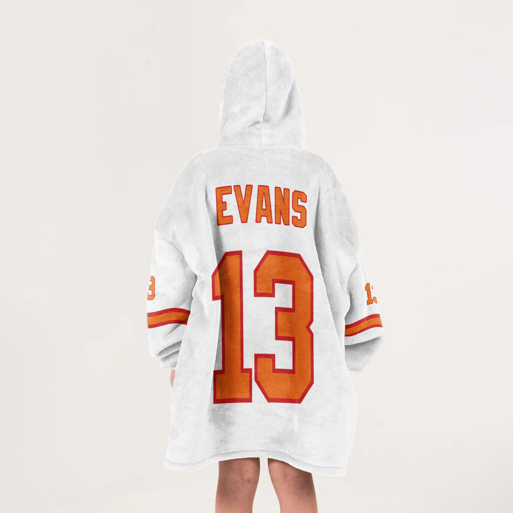 Kid M.E 13 Tampa Bay Football 50th Season Game Unisex Blanket Hoodie