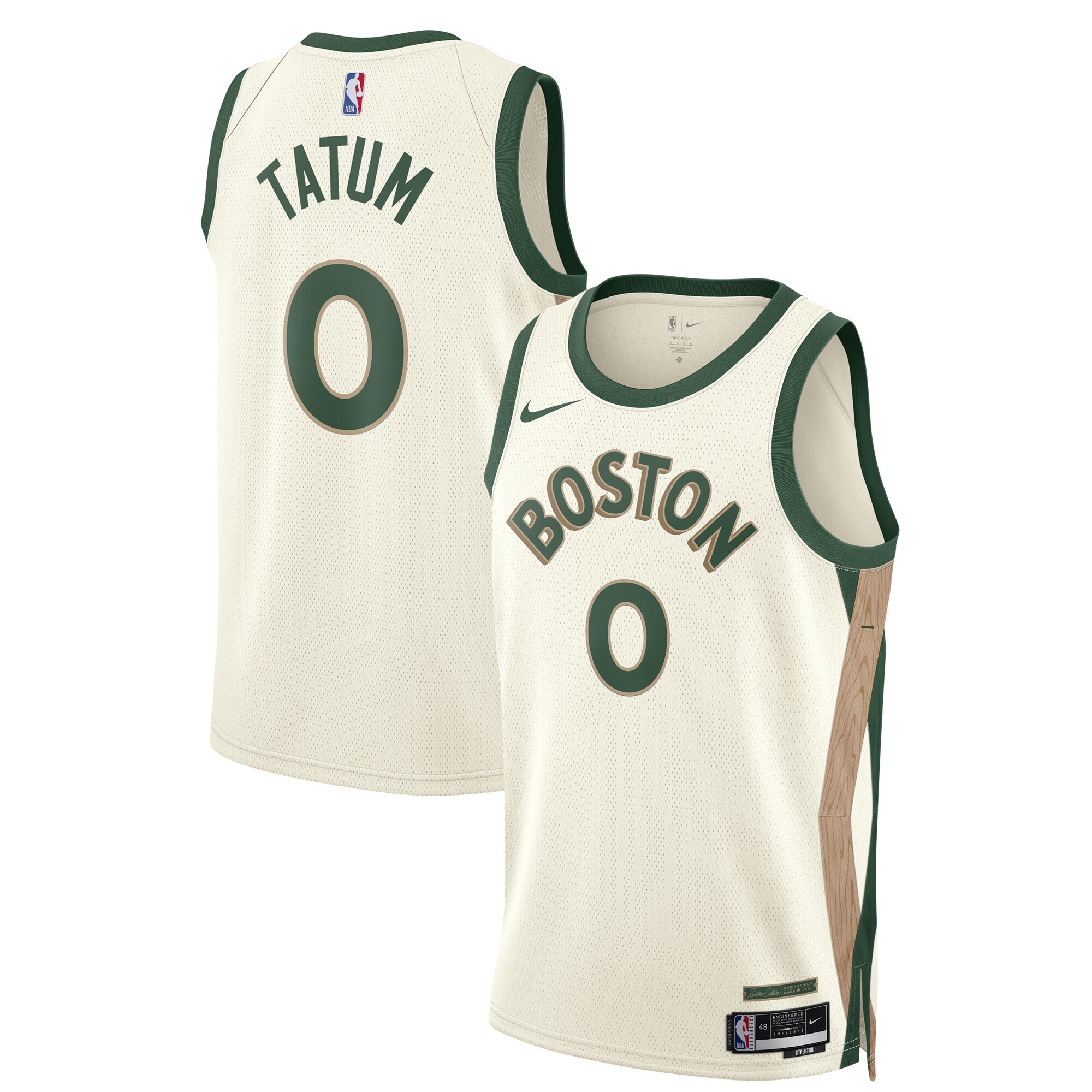 Unisex Boston Celtics Jayson Tatum  White 2023/24 Swingman Jersey - City Edition