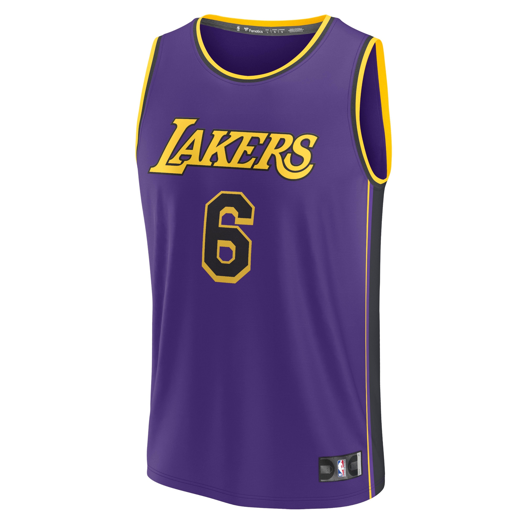 LeBron James Los Angeles Lakers  Fast Break Replica Player Jersey - Statement Edition - Purple