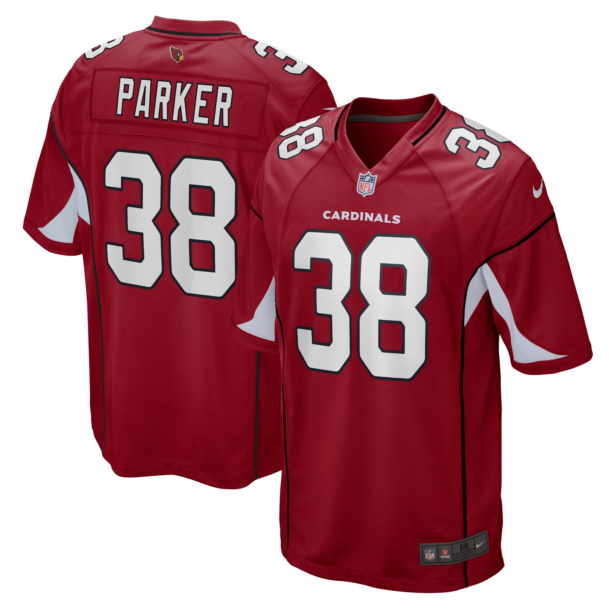 Steven Parker Arizona Cardinals  Game Player Jersey - Cardinal