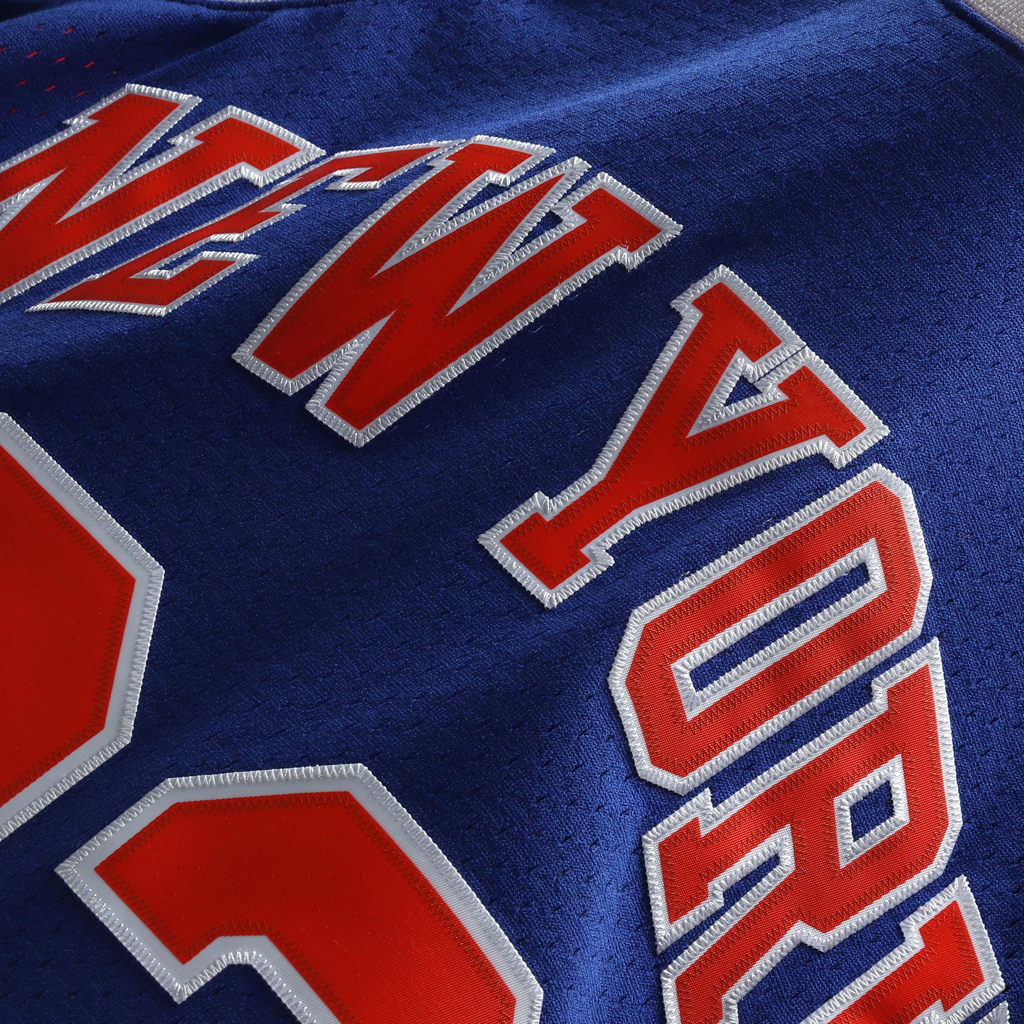 Patrick Ewing New York Knicks Mitchell & Ness 1991/92 Hardwood Classics Swingman Jersey - Blue