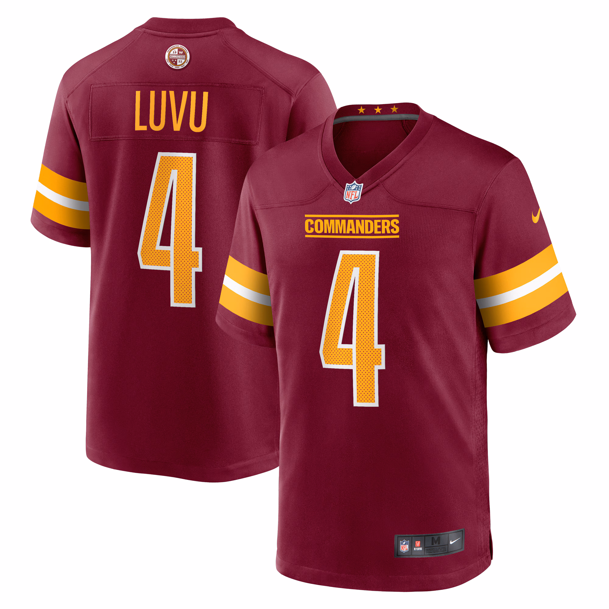 Frankie Luvu Washington Commanders  Game Jersey -  Burgundy