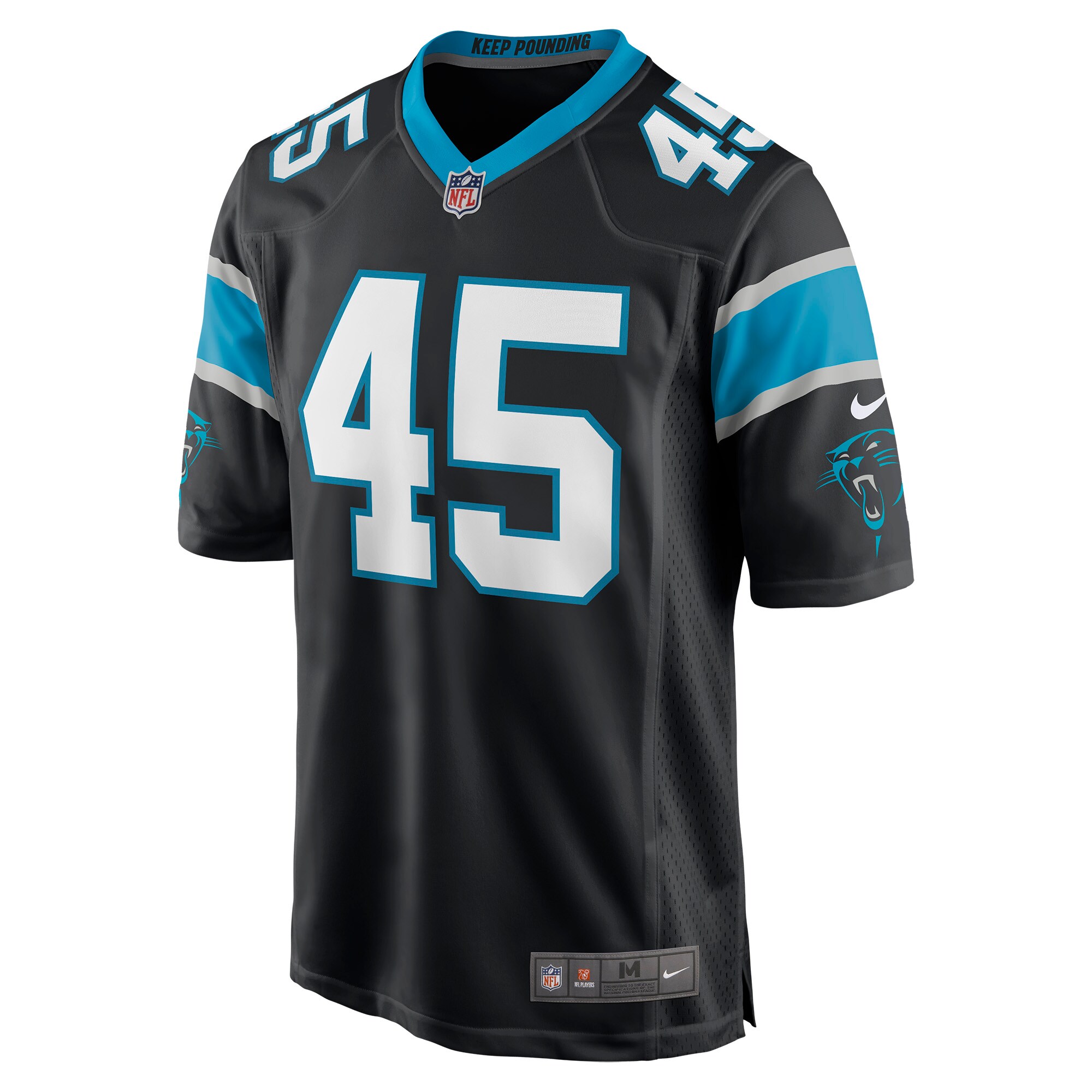 Giovanni Ricci Carolina Panthers  Player Game Jersey - Black