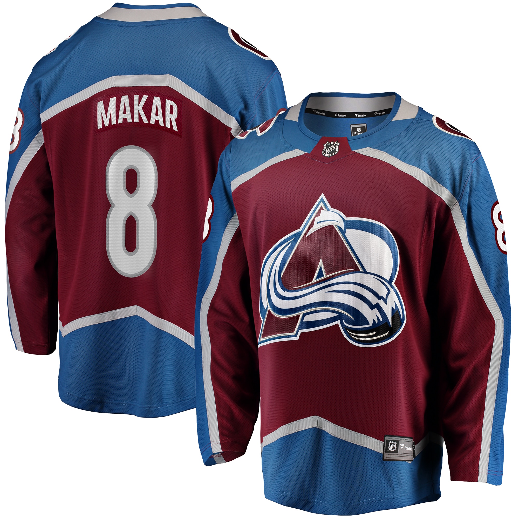 Cale Makar Colorado Avalanche Home Premier Breakaway Player Jersey - Burgundy