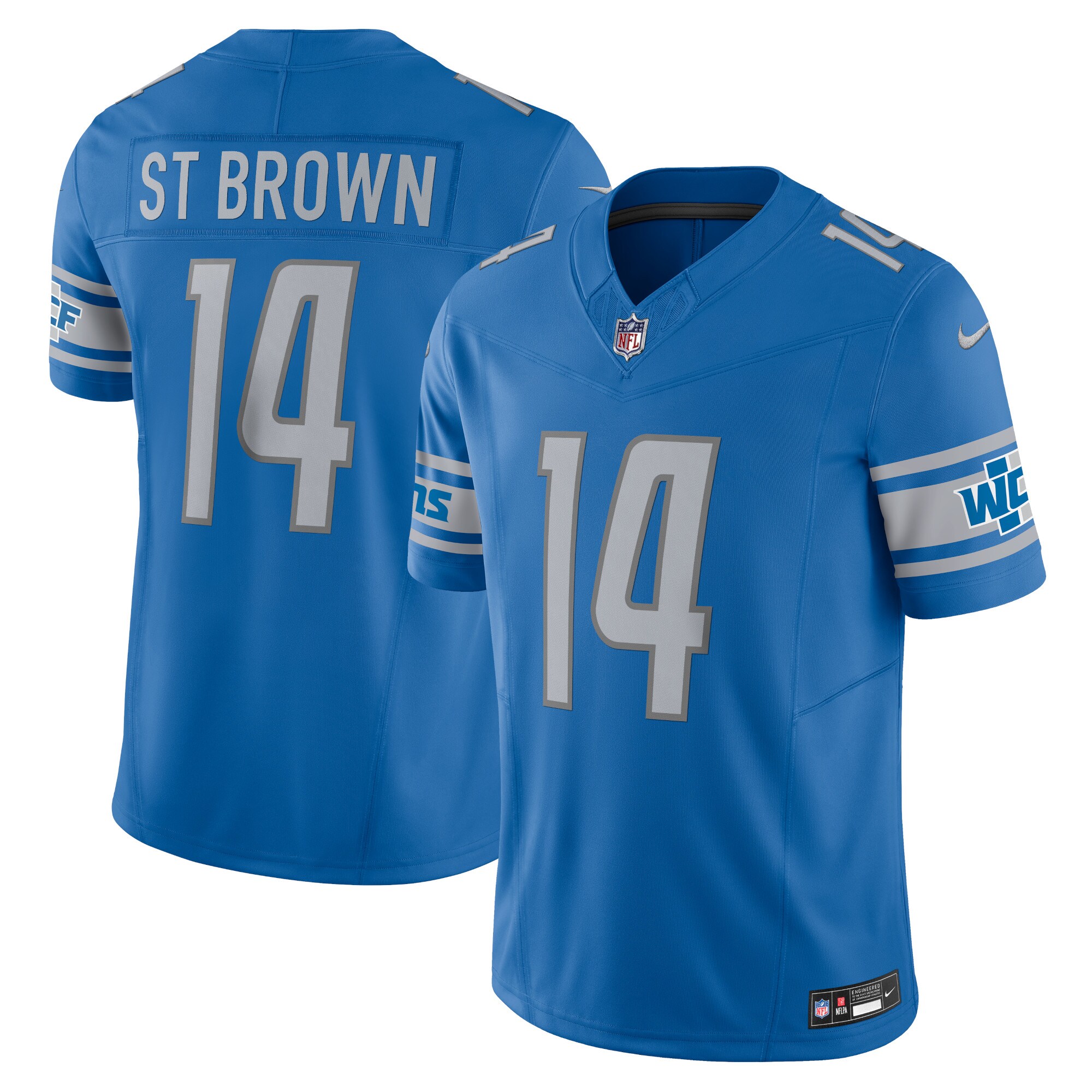 Amon-Ra St. Brown Detroit Lions  Vapor F.U.S.E. Limited Jersey - Blue