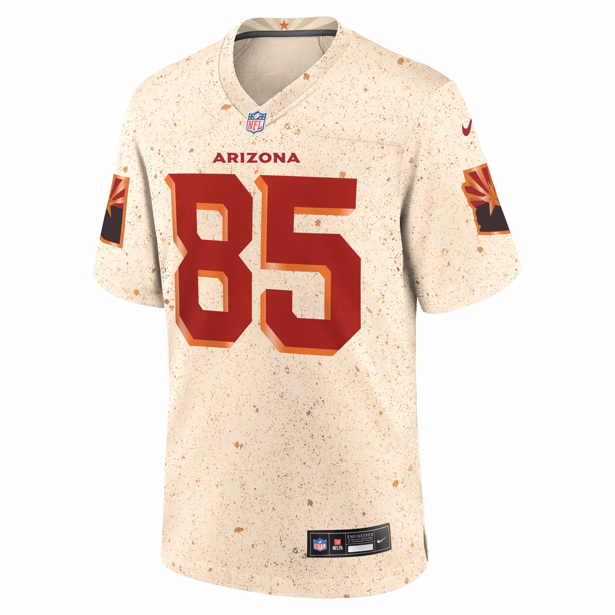 Trey McBride #85 Arizona Cardinals 2025 Rivalries Collection Game Jersey - Natural