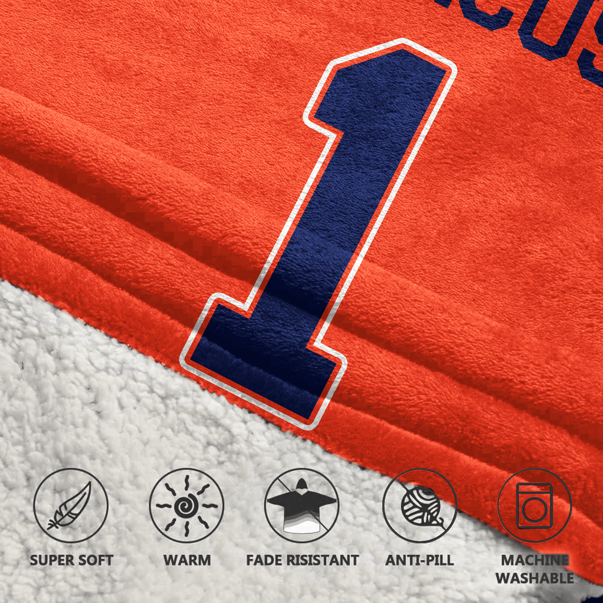 Kid #1 Syracuse Football Unisex Blanket Hoodie