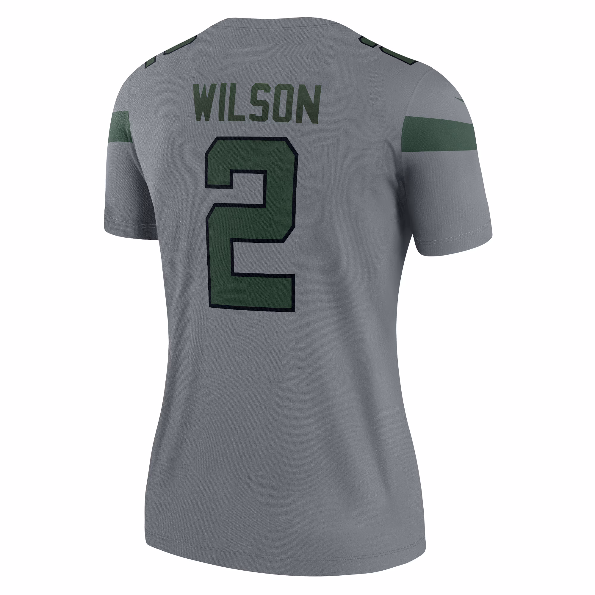 Zach Wilson New York Jets Women's Inverted Legend Jersey - Gray