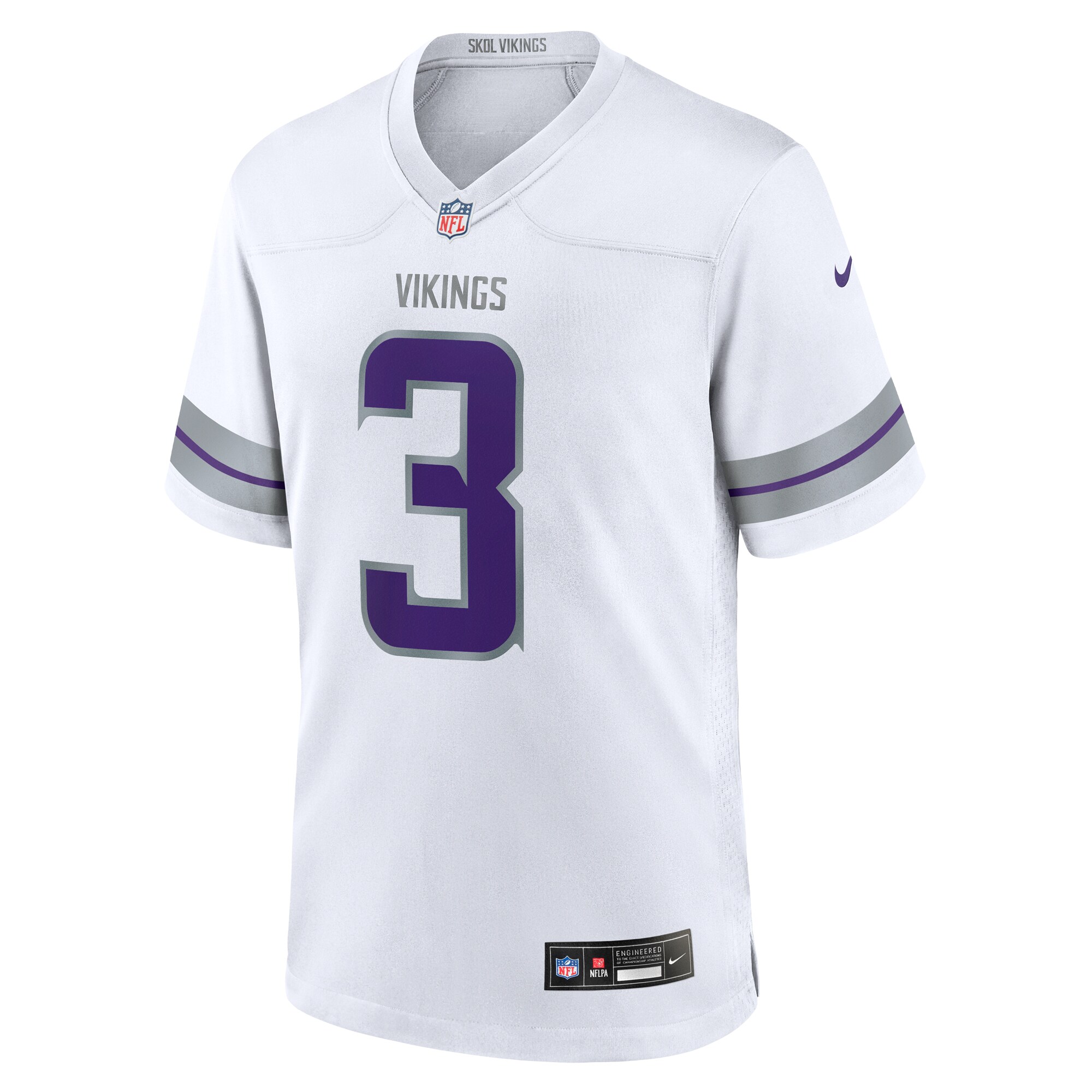 Addison Minnesota Vikings 2023 NFL Draft First Round Pick Game Jersey - Purple