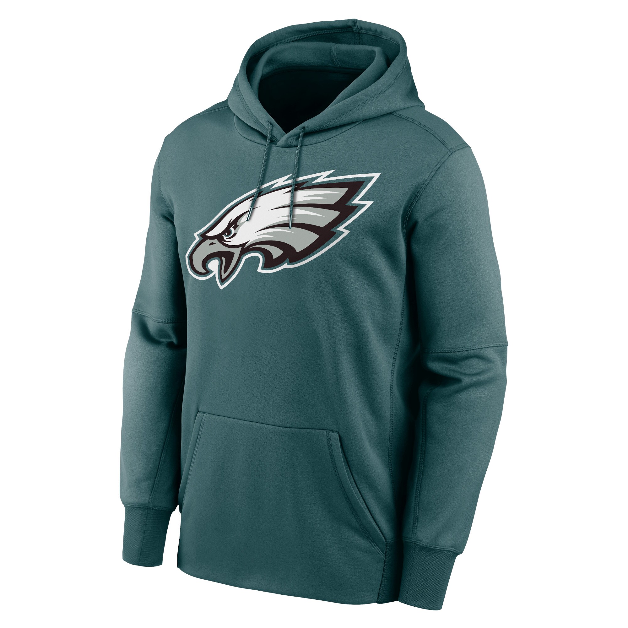 Jalen Hurts Philadelphia Eagles #1 Player Name & Number Performance Pullover Hoodie - Midnight Green