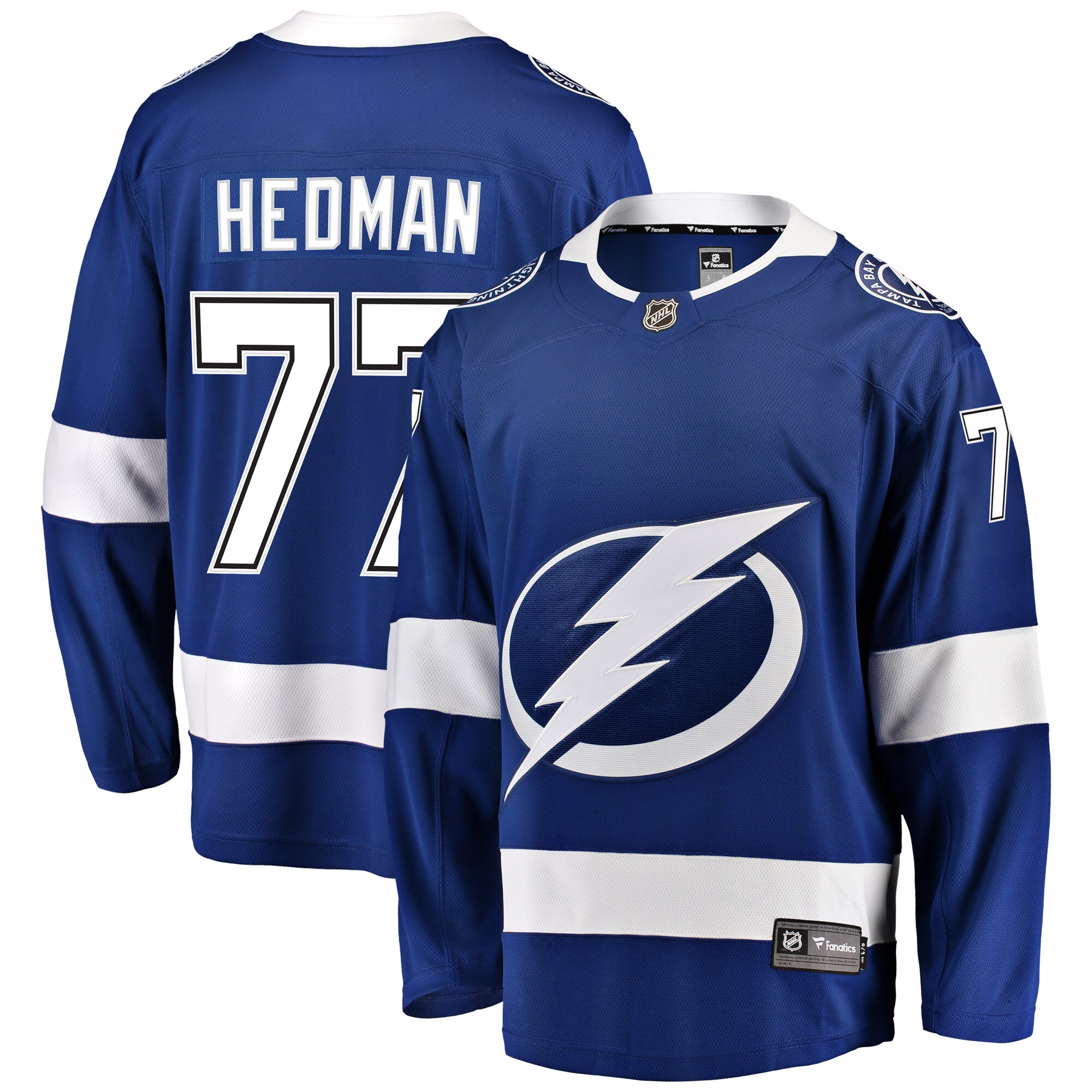 Victor Hedman Tampa Bay Lightning Home Breakaway Player Jersey - Blue