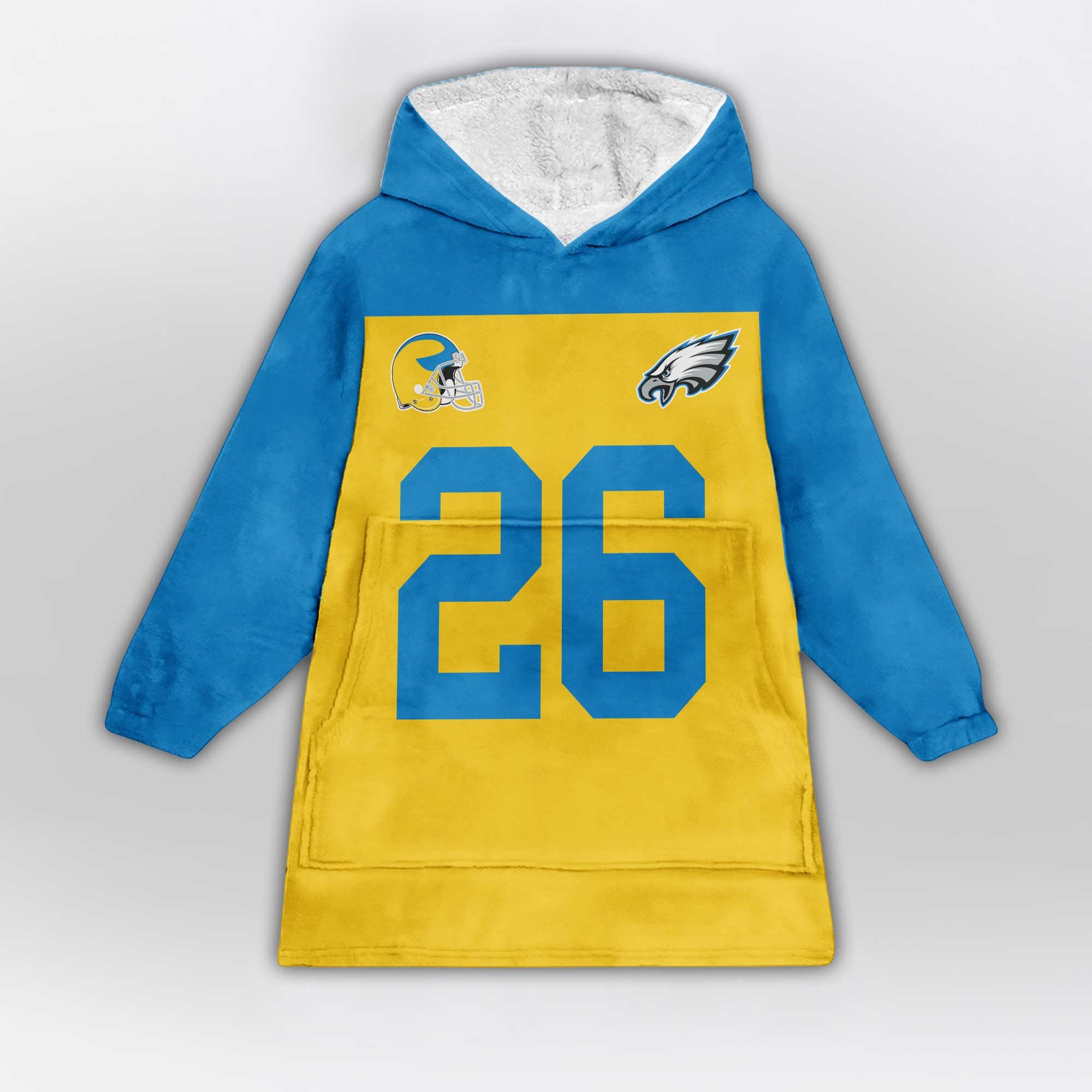 Kid 26 Philadelphia Football Unisex Blanket Hoodie
