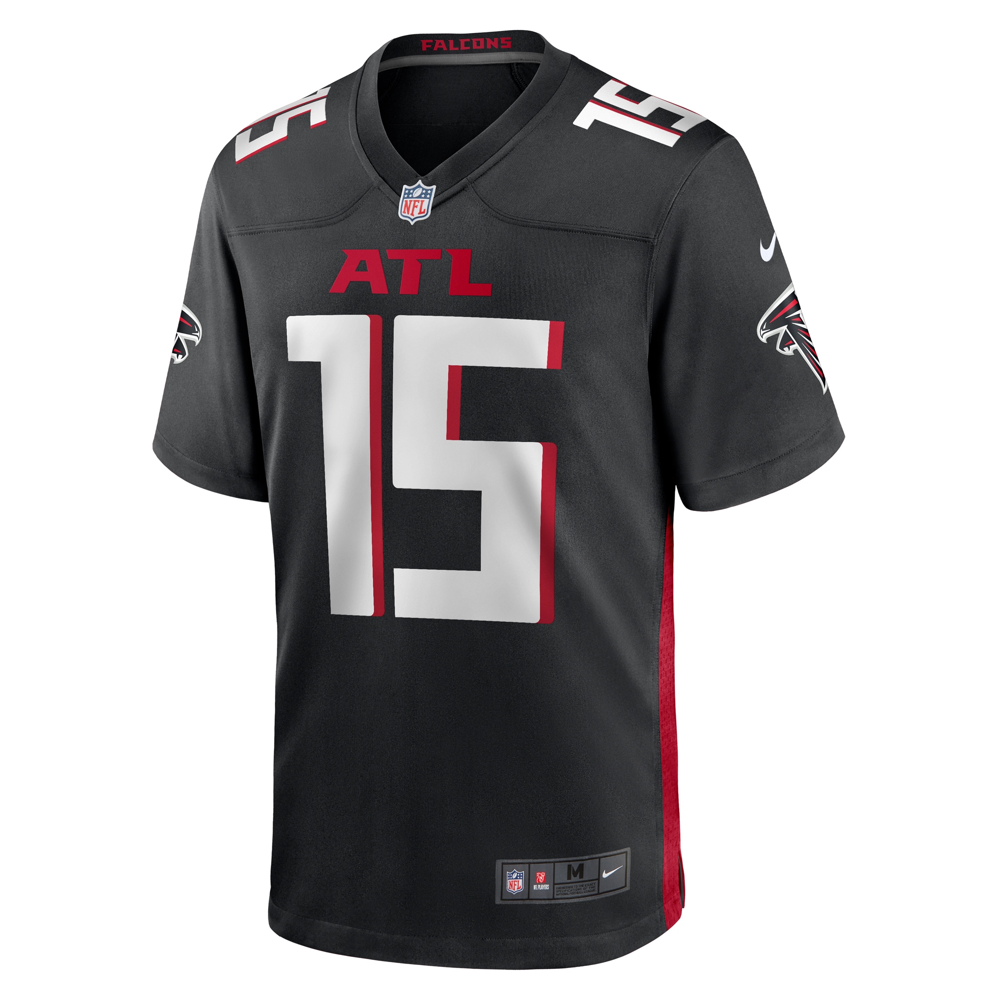 Van Jefferson Atlanta Falcons  Game Jersey -  Black