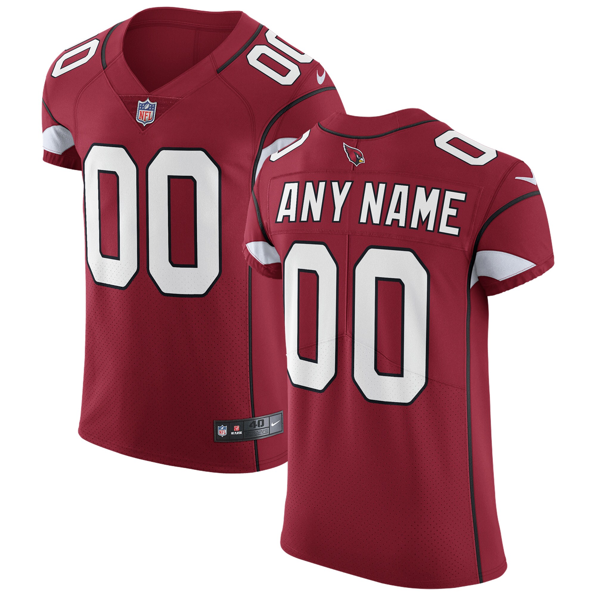 Arizona Cardinals  Vapor Untouchable Custom Elite Jersey - Cardinal