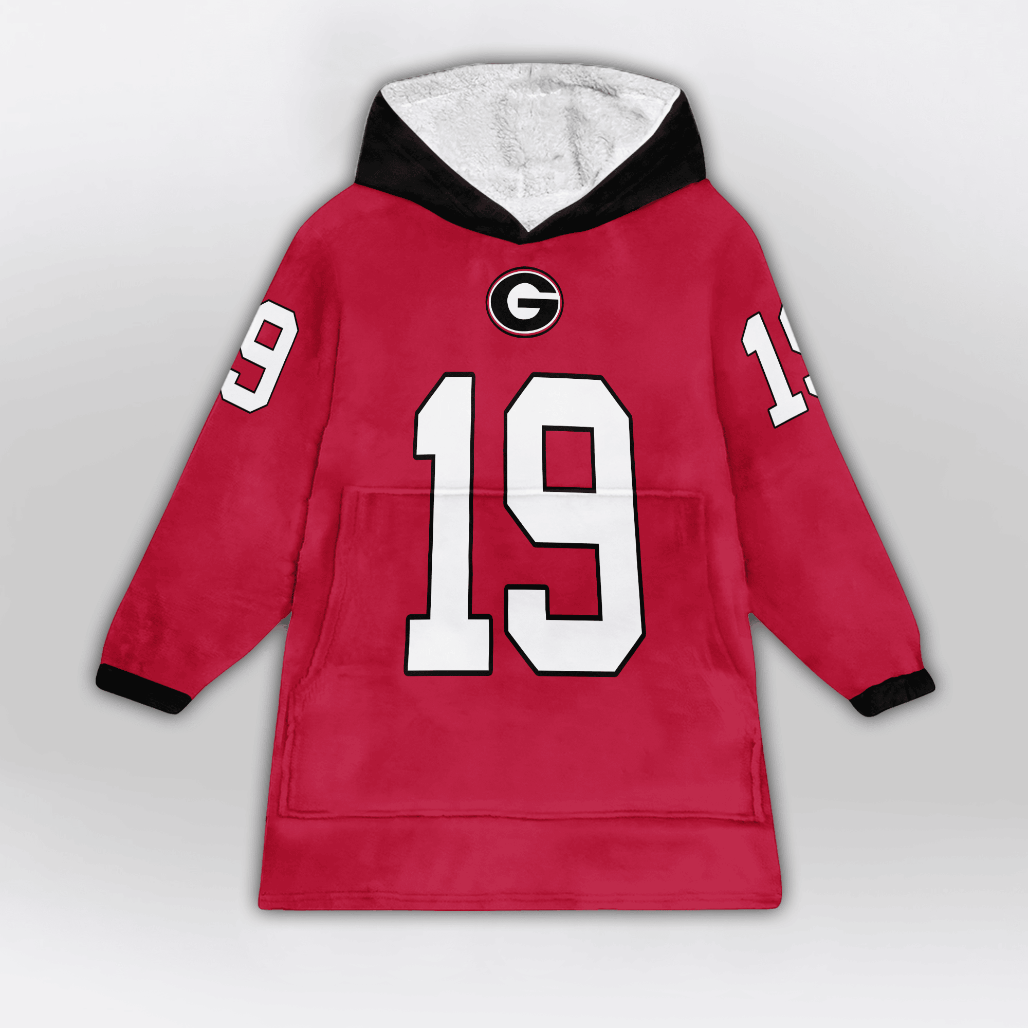 Kid B.B 19 Georgia Football Unisex Blanket Hoodie