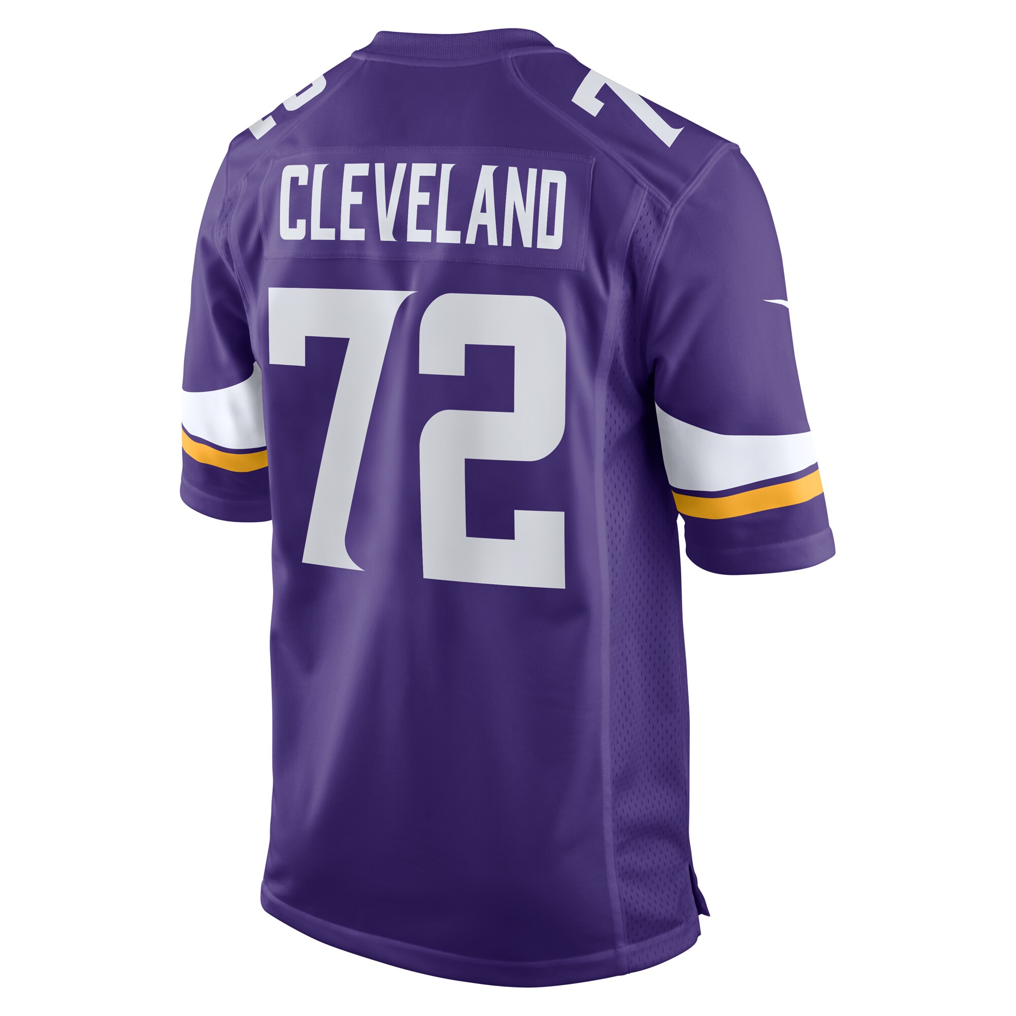Ezra Cleveland Minnesota Vikings  Game Jersey - Purple