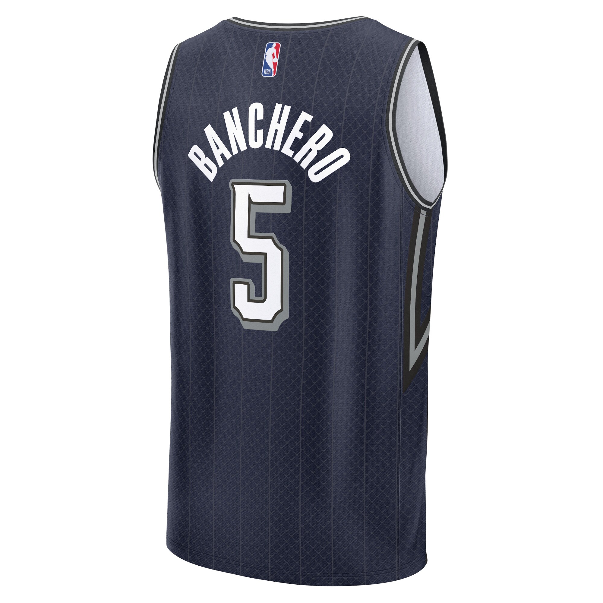 Youth Orlando Magic Paolo Banchero  Navy 2023/24 Fast Break Jersey - City Edition