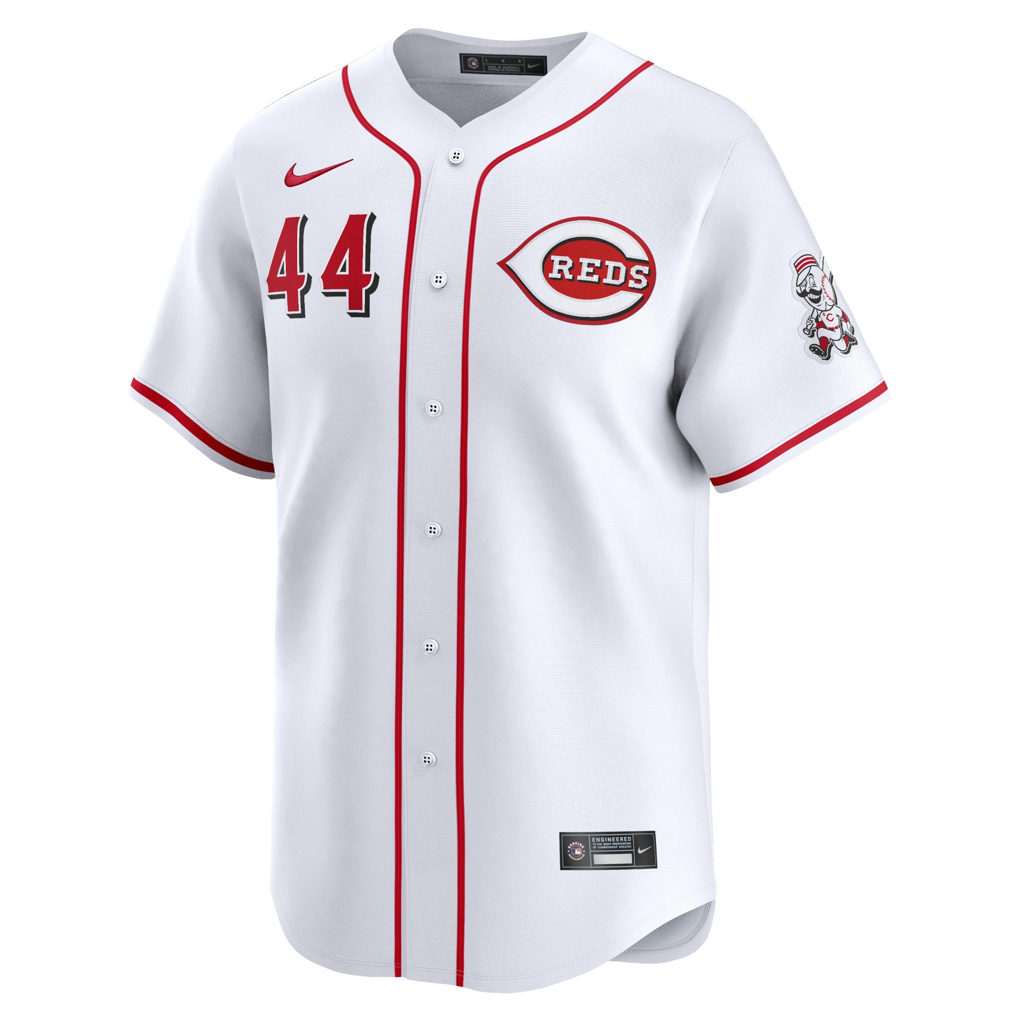 Men's Cincinnati Reds Elly De La Cruz  White Home Limited Player Jersey