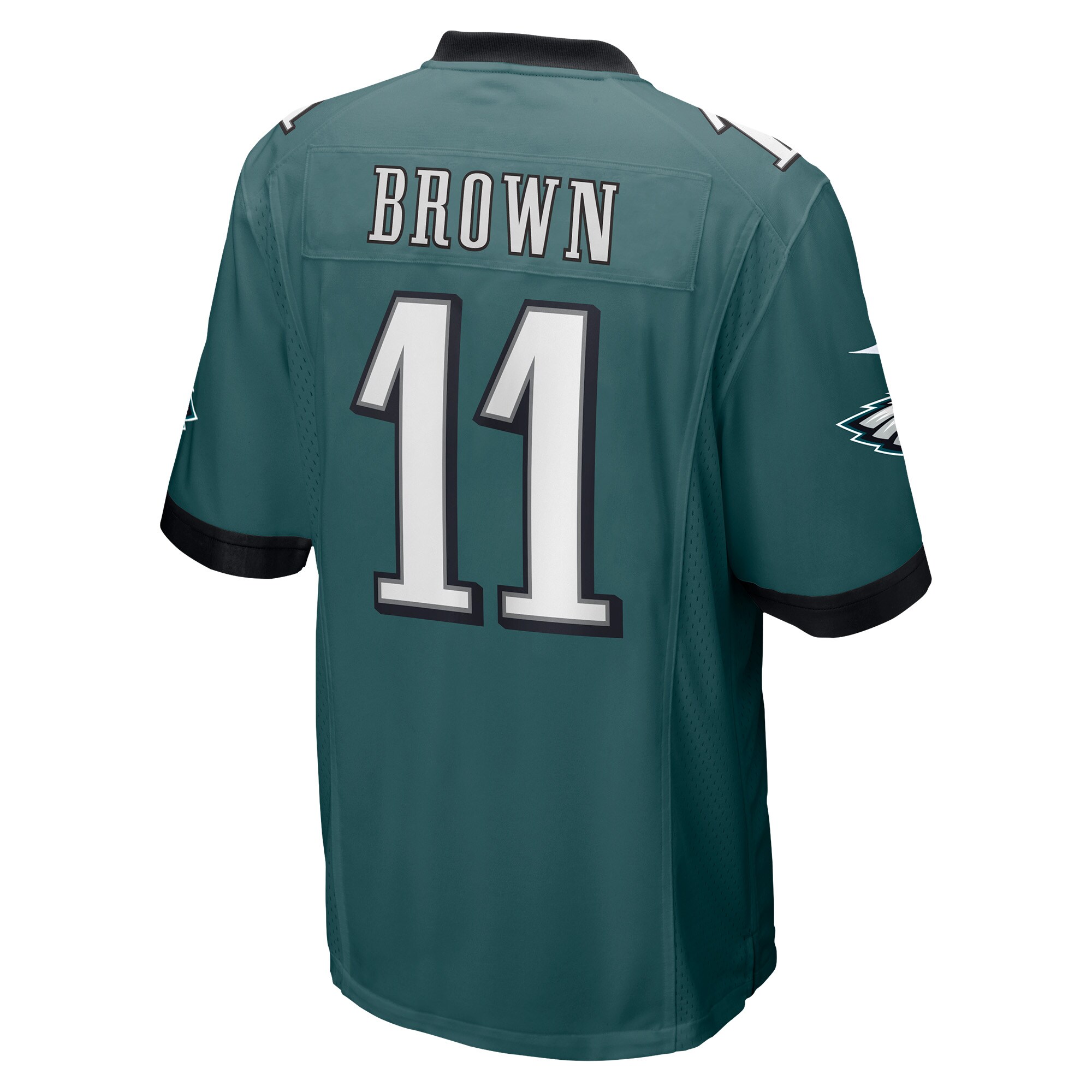 A.J. Brown Philadelphia Eagles #11 Player Game Jersey - Midnight Green