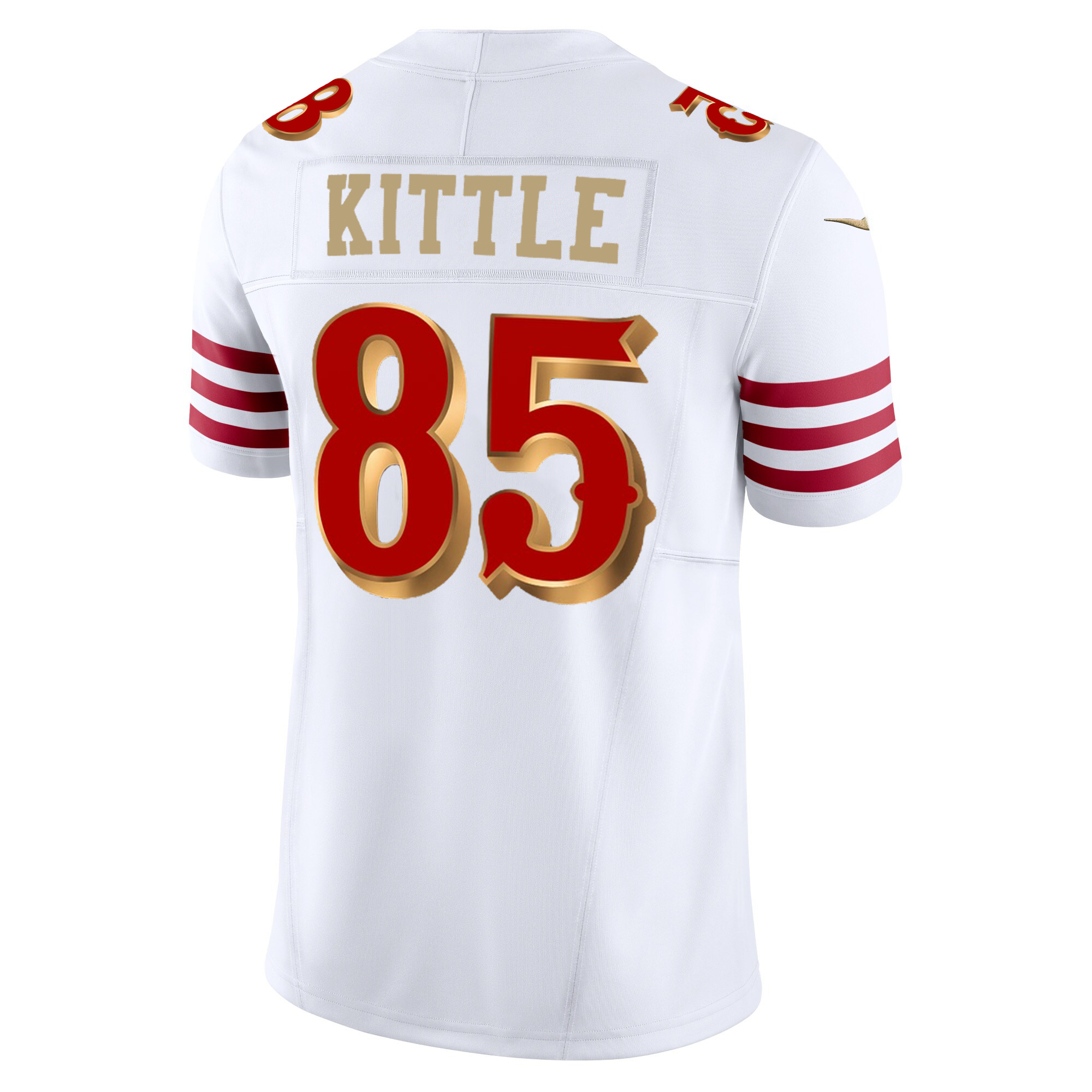 Men's George Kittle #85 San Francisco 49ers Rivalries Collection Limited Jersey-White