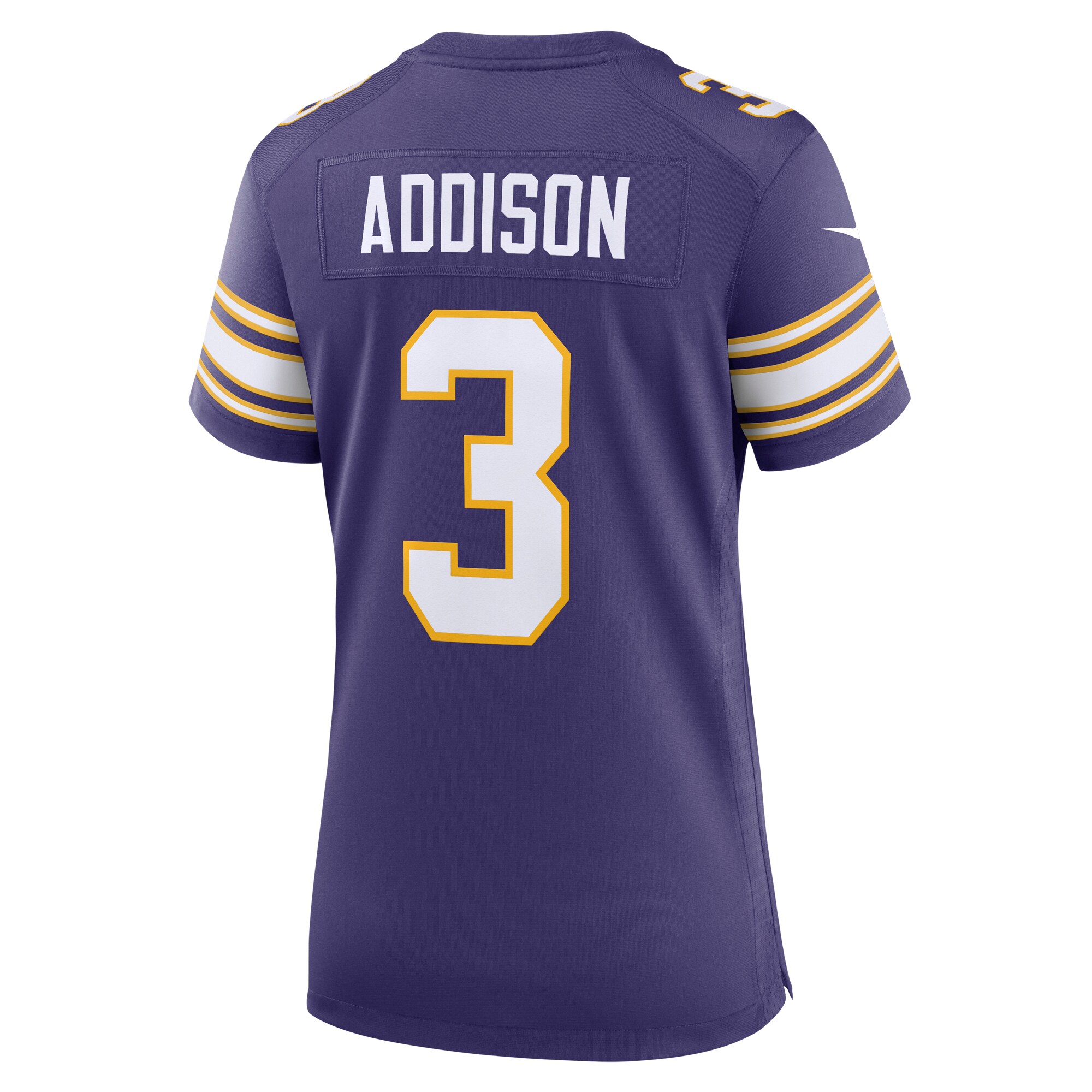 Addison Minnesota Vikings Women's Classic Player Game Jersey - Purple