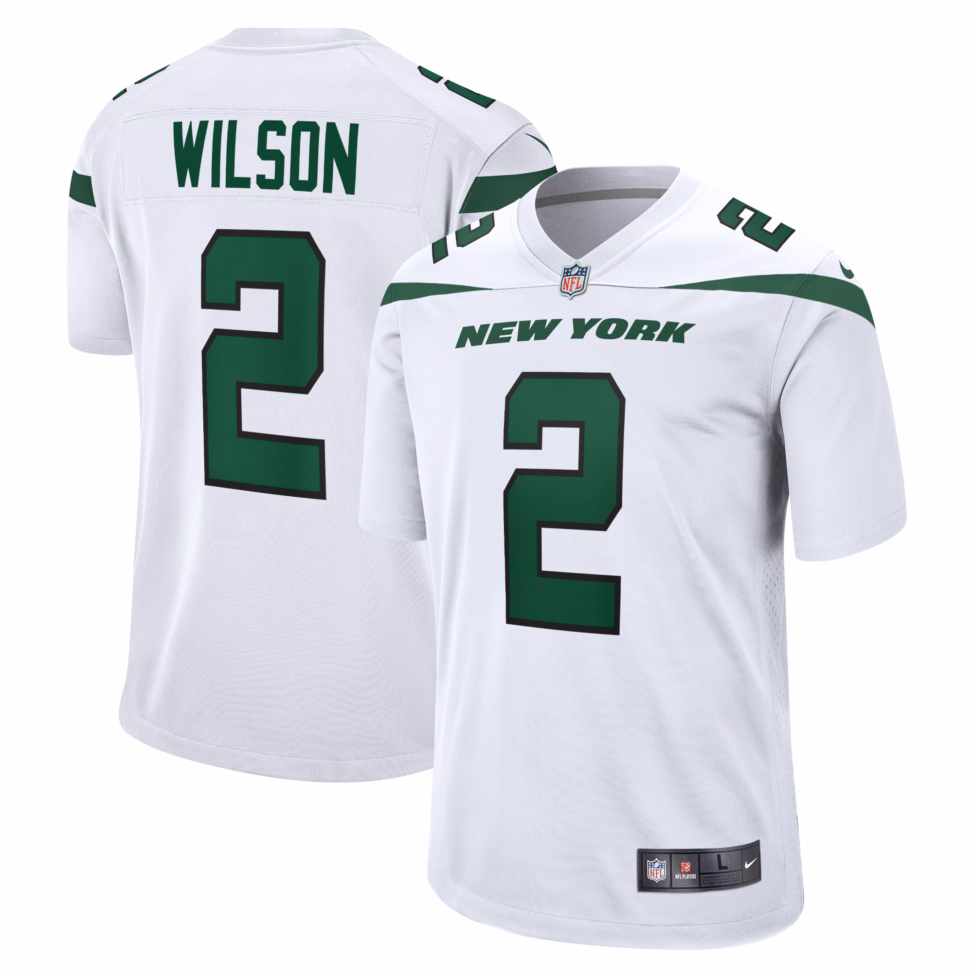 Zach Wilson New York Jets Alternate Game Jersey - Black