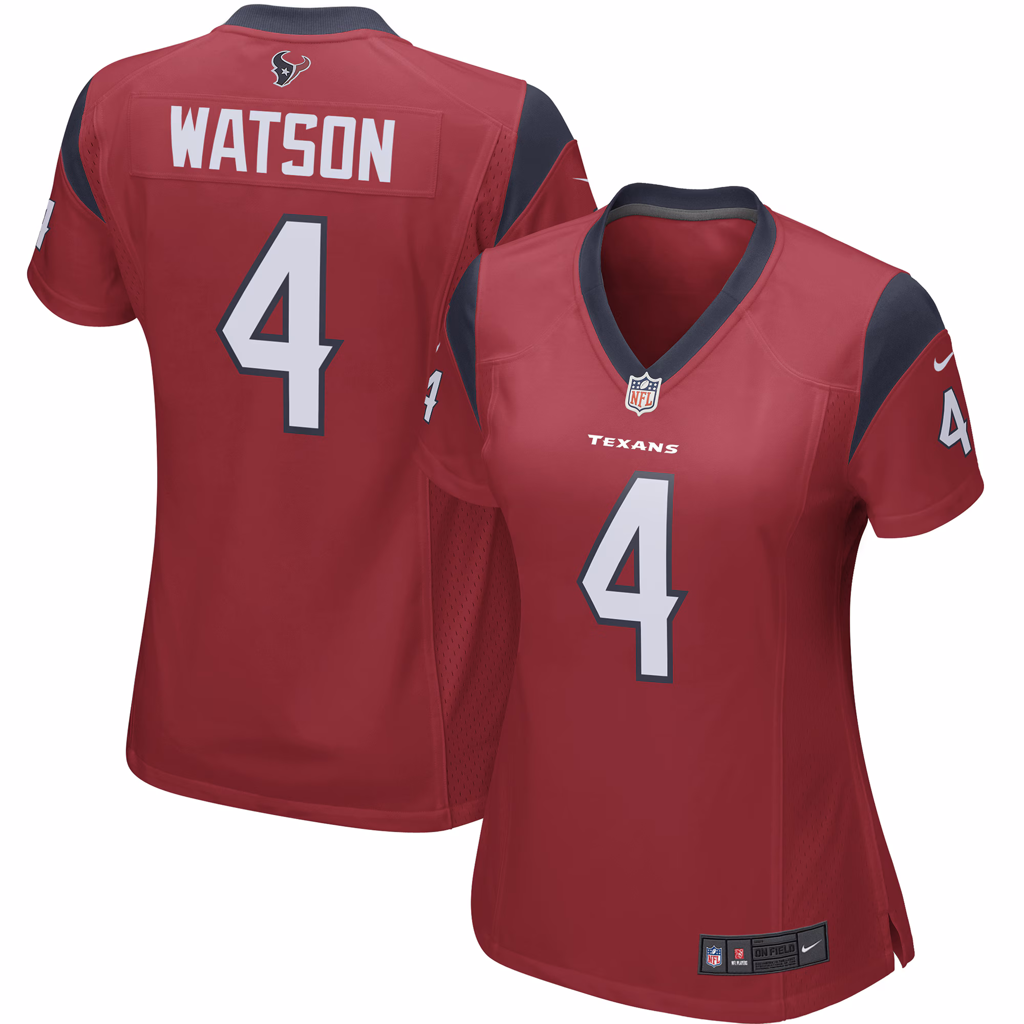 Deshaun Watson Houston Texans Women's Game Player Jersey - Navy