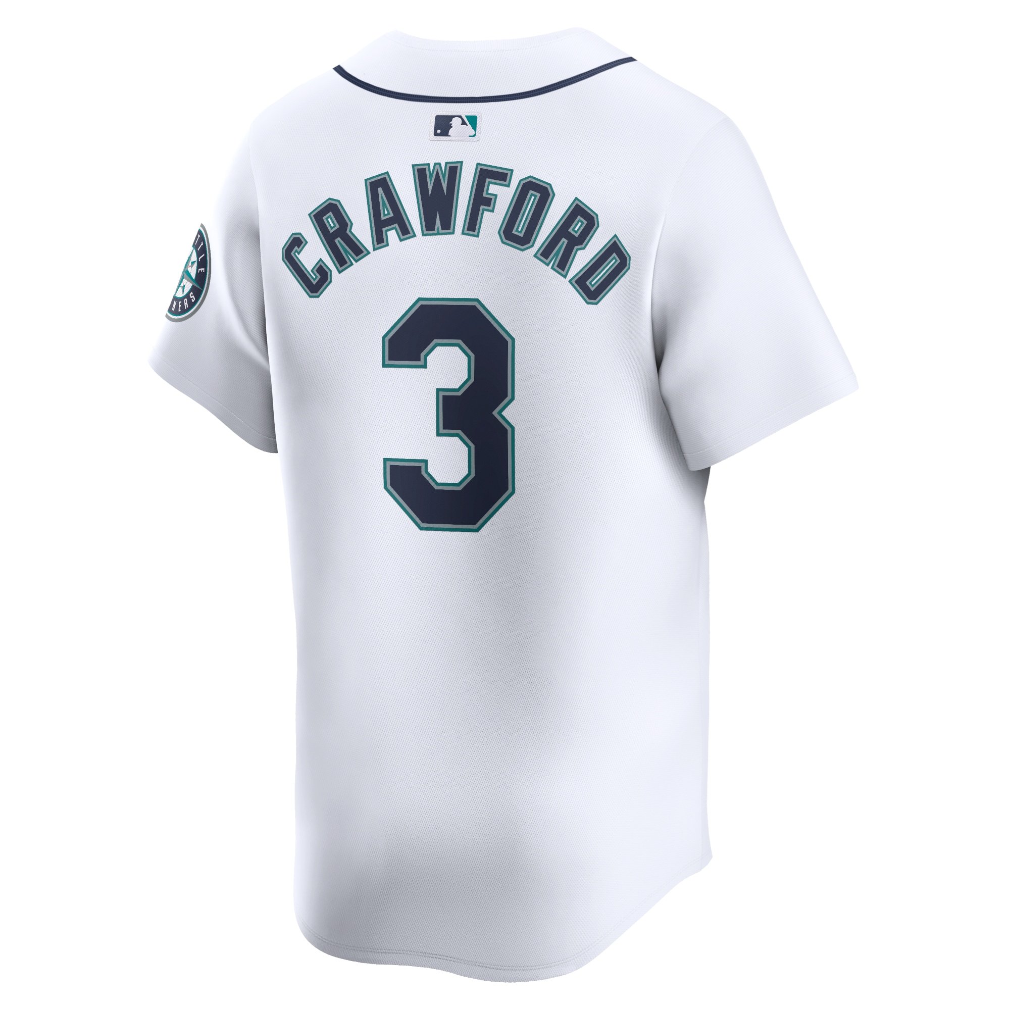 Men's Seattle Mariners J.P. Crawford  White Home Limited Player Jersey